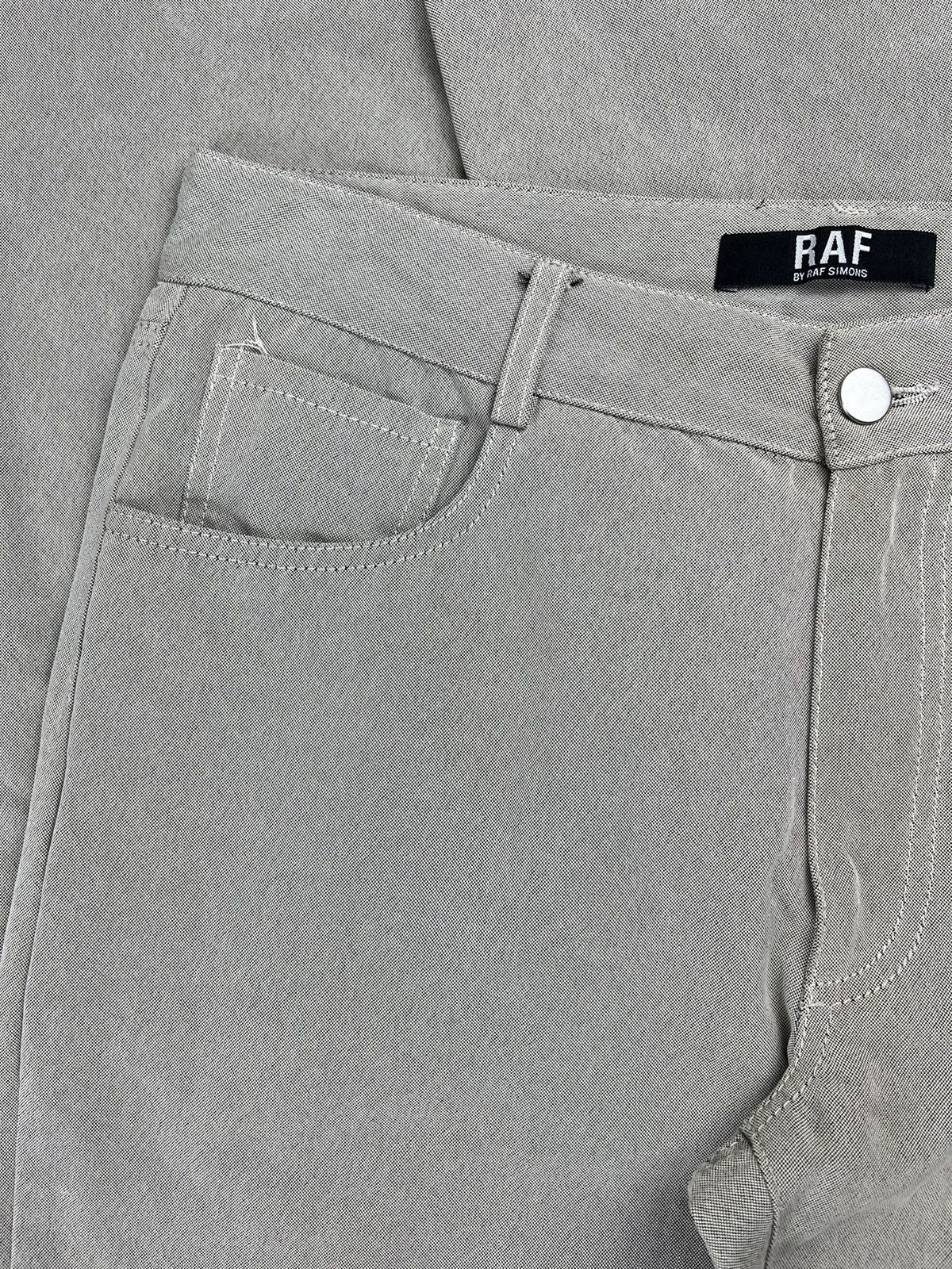 Raf Simons Raf by Raf Simons Light Gray Cotton Jeans Size US 32 / EU 48 - 3 Thumbnail