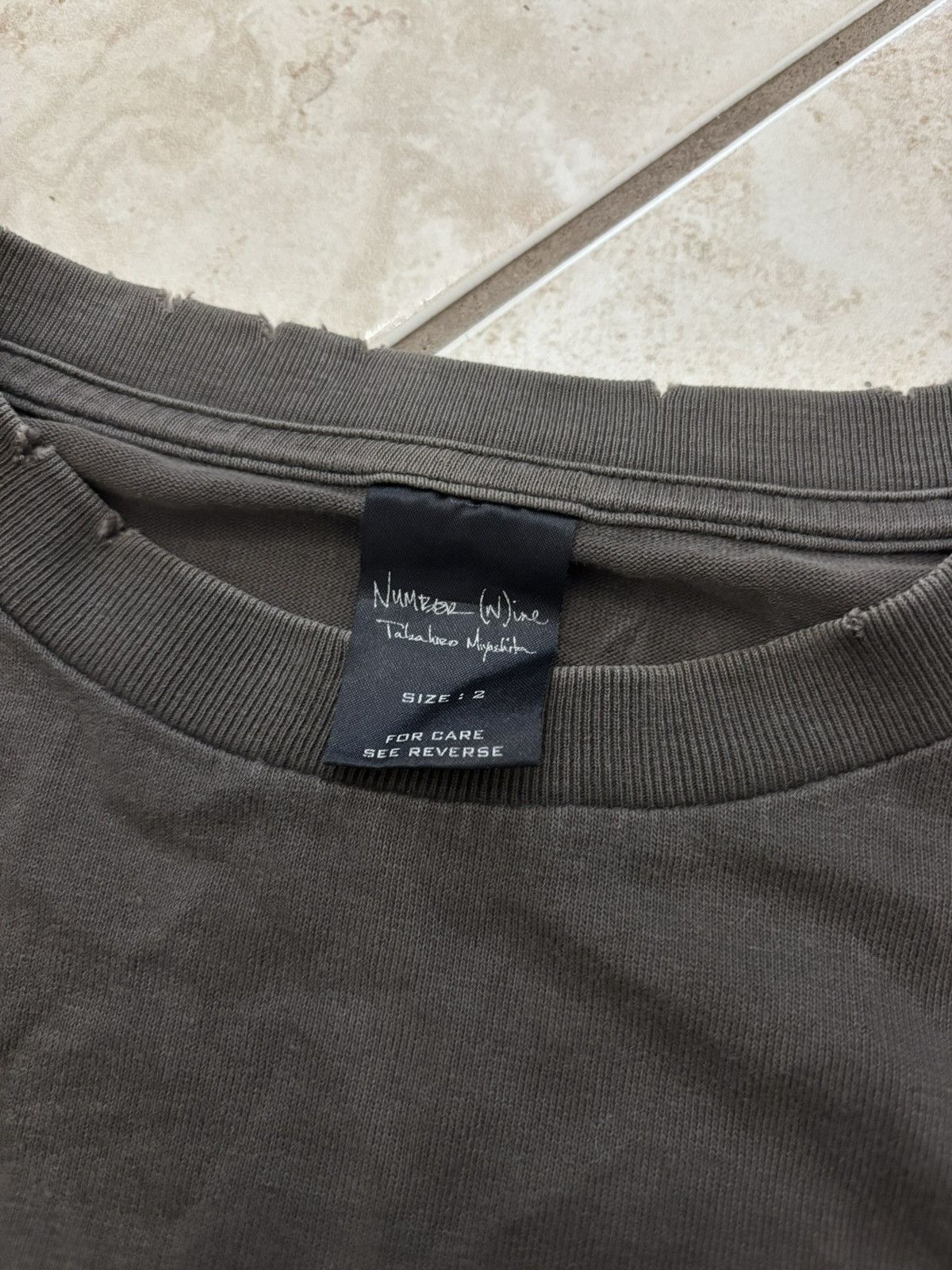 Number (N)ine Number (N)ine Clash Tee Size US M / EU 48-50 / 2 - 5 Thumbnail