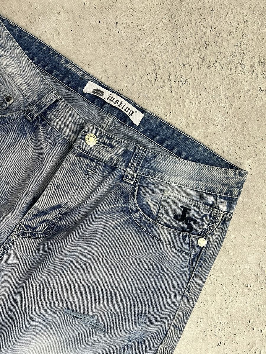 Japanese Brand Vintage japanese y2k junya watanbe style washed jeans y2k Size US 36 / EU 52 - 5 Thumbnail