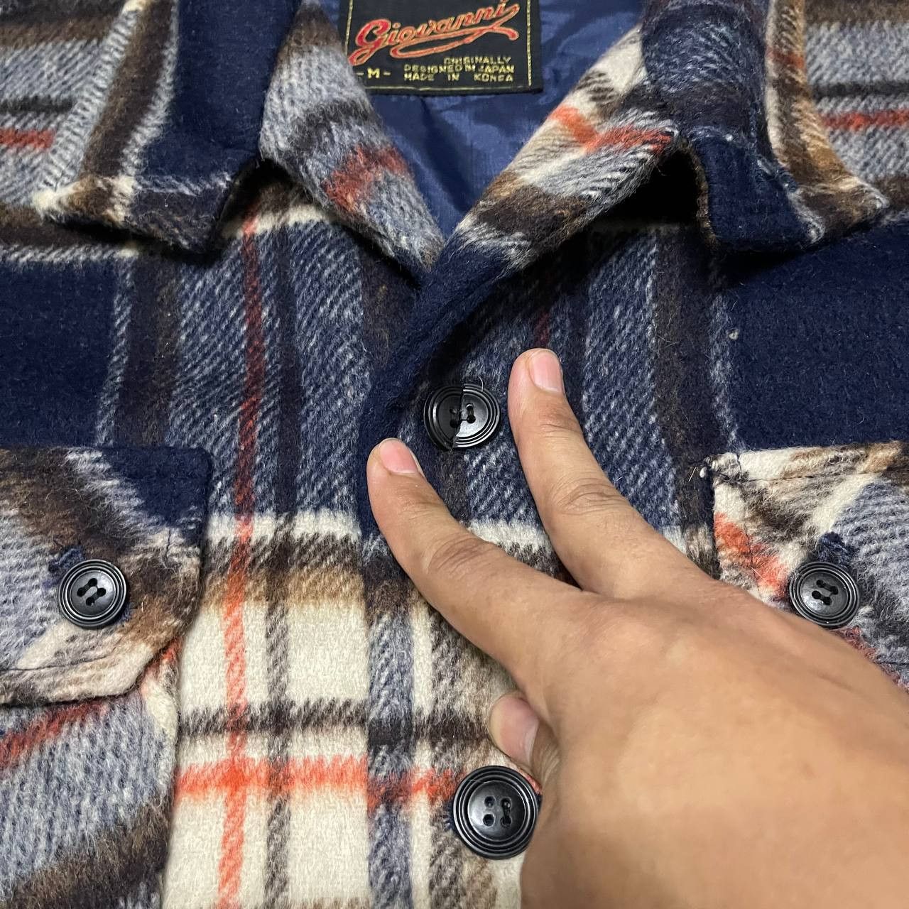 Giovanni Cavagna Vintage Giovanni Wool Plaid Jacket Size US M / EU 48-50 / 2 - 5 Thumbnail