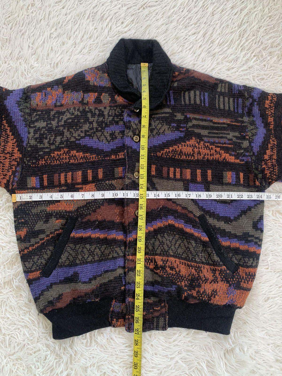 Guy Laroche Cozy Art Pattern Guy Laroche Paris Wool Jacket Size US L / EU 52-54 / 3 - 11 Thumbnail