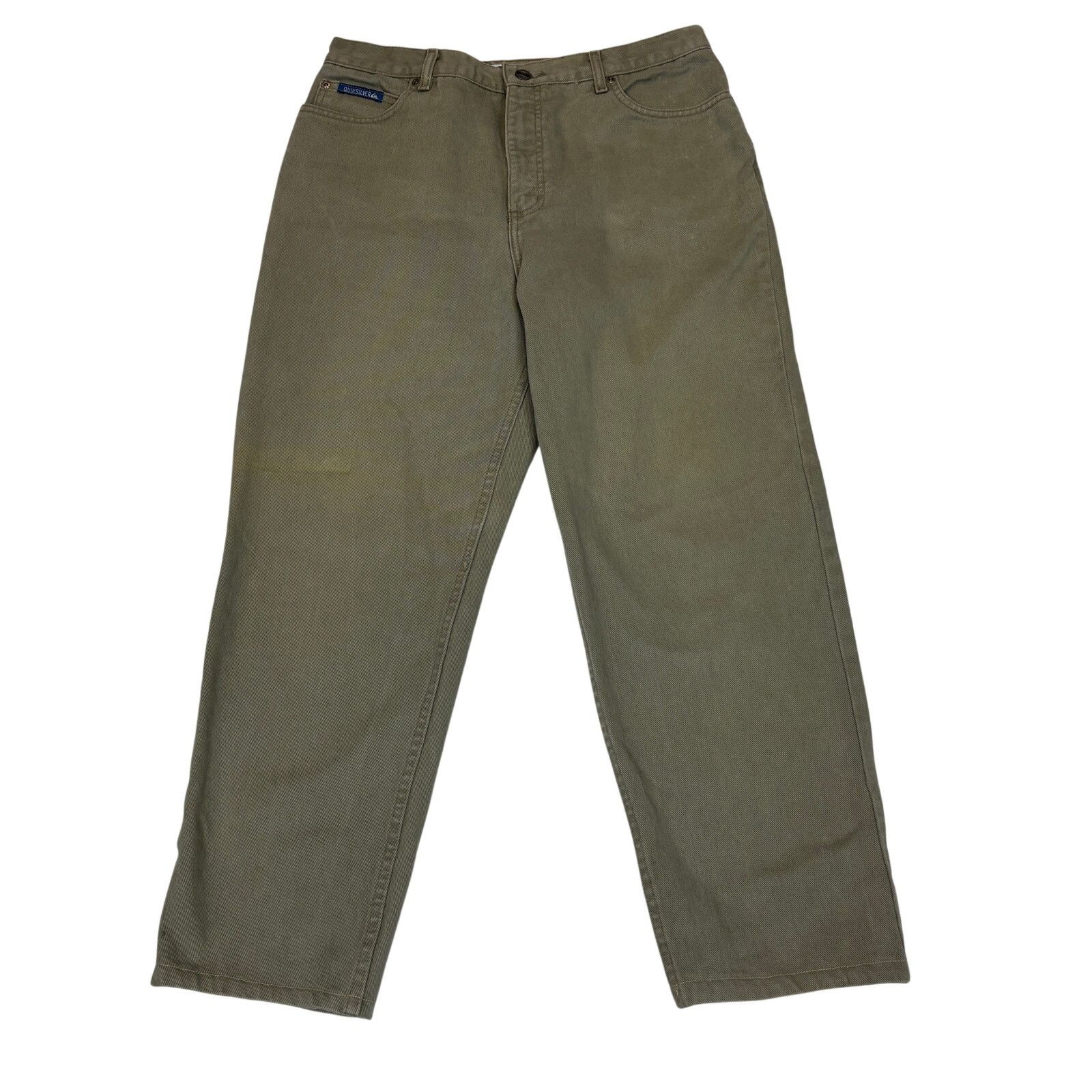 Quiksilver × Vintage VTG Quiksilver Salt Water Denim Jeans 34x26 Baggy Skater Size US 34 / EU 50 - 1 Thumbnail