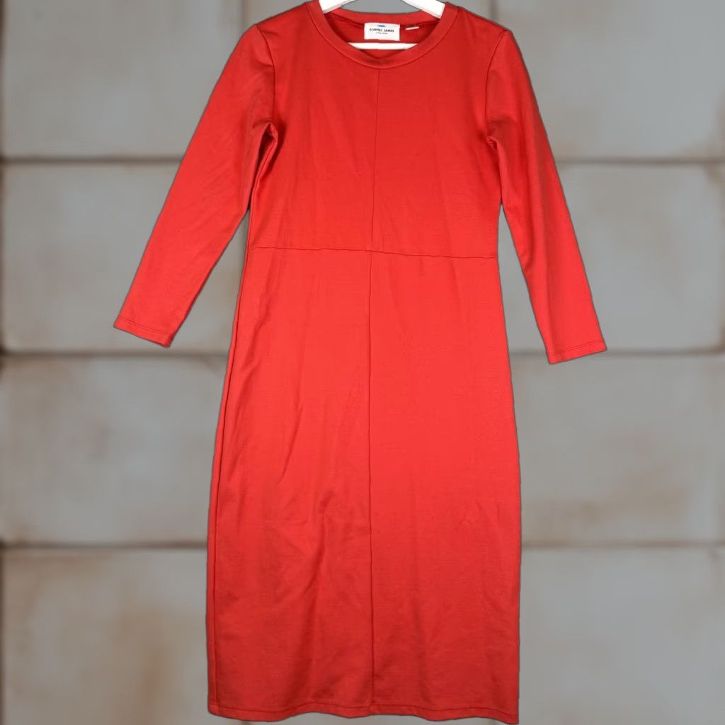 Vintage sonnet james Play Dress Womens Small dark coral Pullover Maxi Long Orange S Ladies/ Women Lightweight Minimalist Size S / US 4 / IT 40 - 1 Thumbnail
