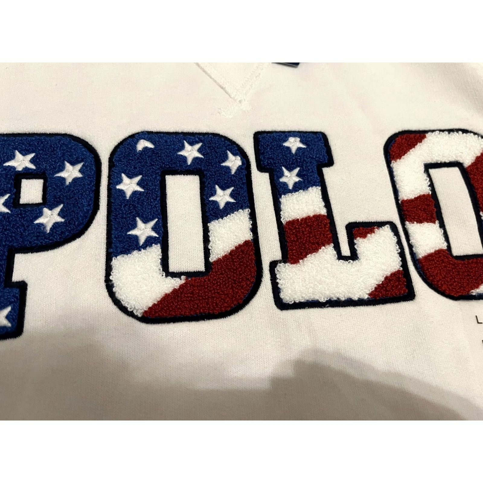Polo Ralph Lauren VINTAGE Polo Ralph Lauren Americana USA Logo Flag White Sweater Size Large NWT Mens Pullover Knit Long Sleeve w/ Measurements Size US L / EU 52-54 / 3 - 3 Thumbnail
