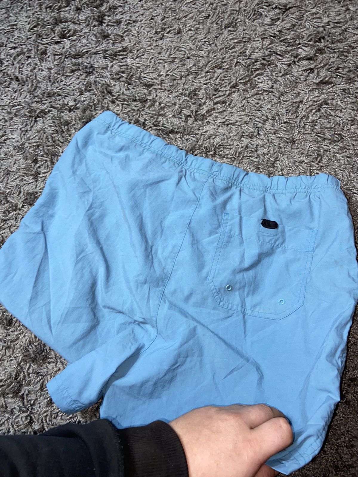 Nike × Vintage NIKE VINTAGE 00s NYLON SUMMER SWOOSH SHORTS Size US 32 / EU 48 - 4 Thumbnail