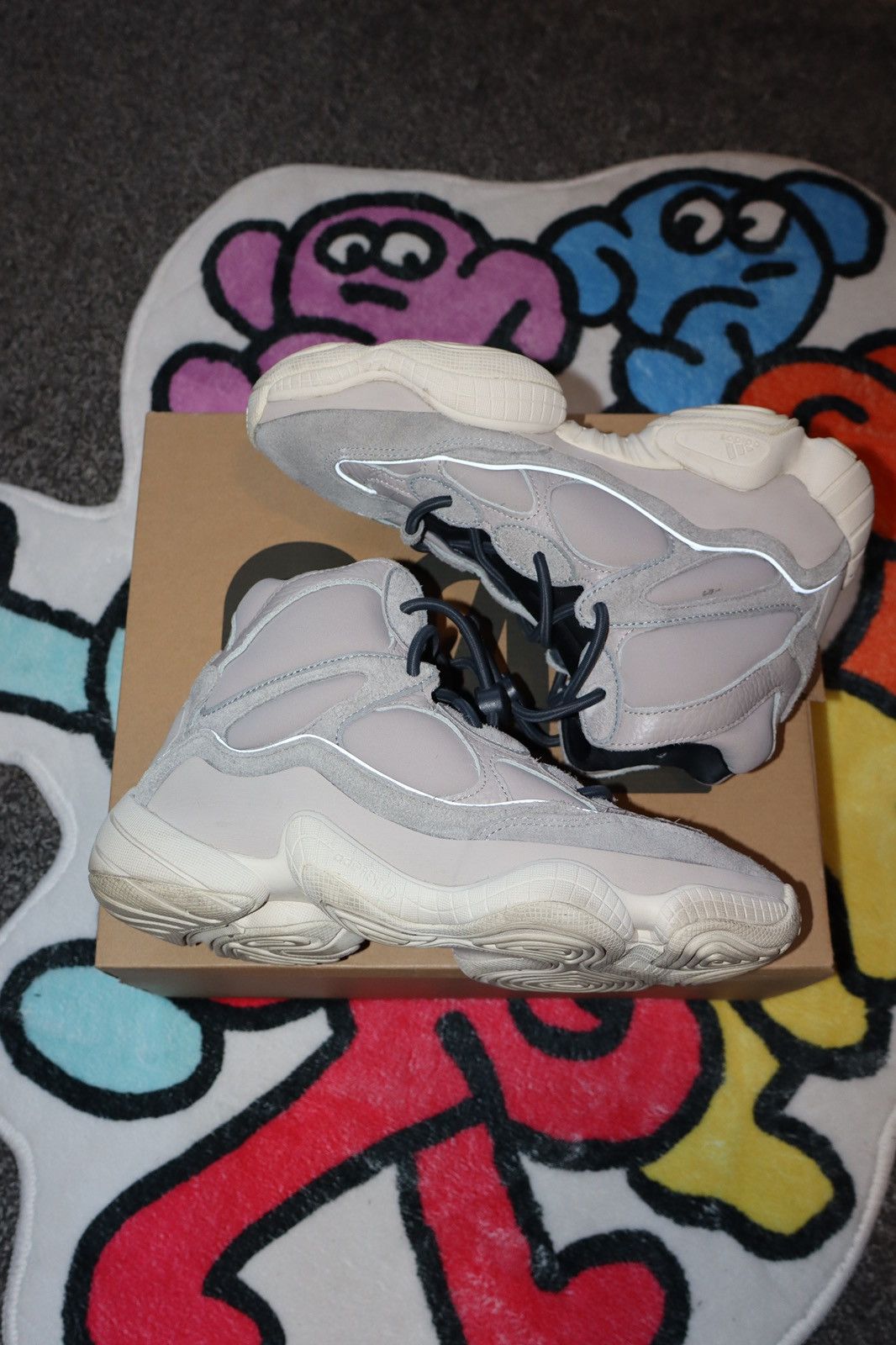 Adidas × Yeezy “Mist Stone” Yeezy 500 High Size US 8.5 / EU 41-42 - 1 Thumbnail
