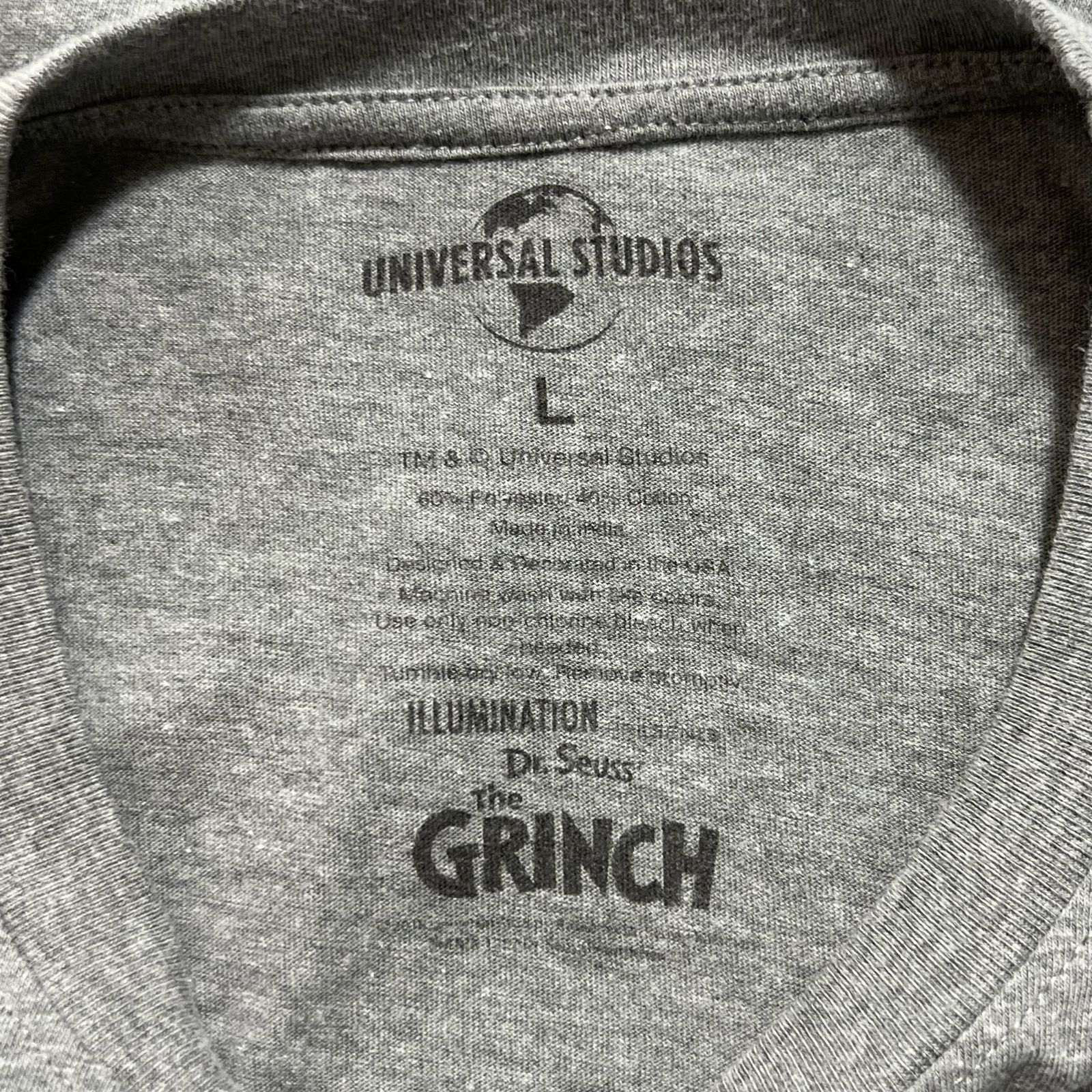 Universal Studios Universal Studios The Grinch Large Graphic T Shirt Size US L / EU 52-54 / 3 - 3 Thumbnail