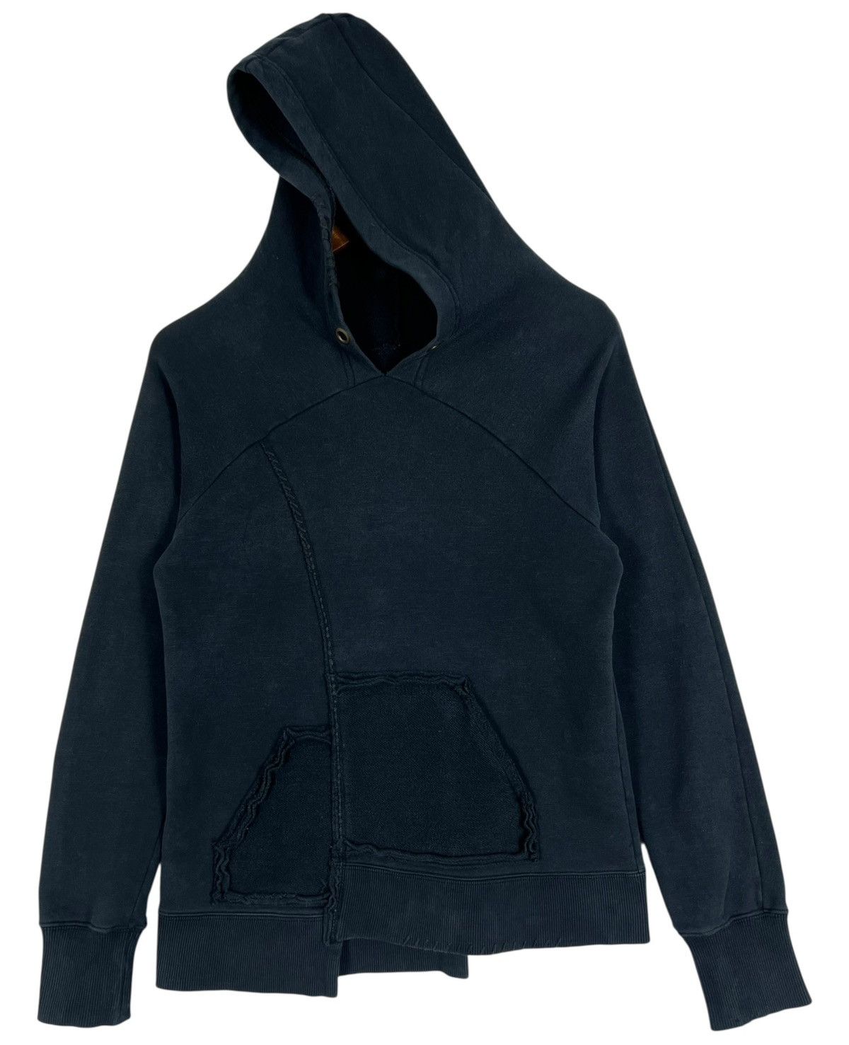 Japanese Brand ANT Distressed Black Hoodie Size US S / EU 44-46 / 1 - 1 Thumbnail