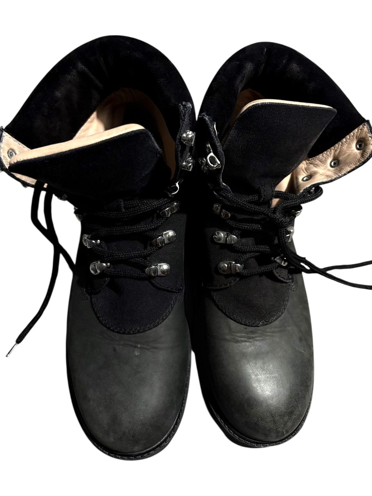 Acne Studios 40 Acne Studios Mountain Hiking Boots Leather Tractor tooth Size US 7 / EU 40 - 3 Thumbnail