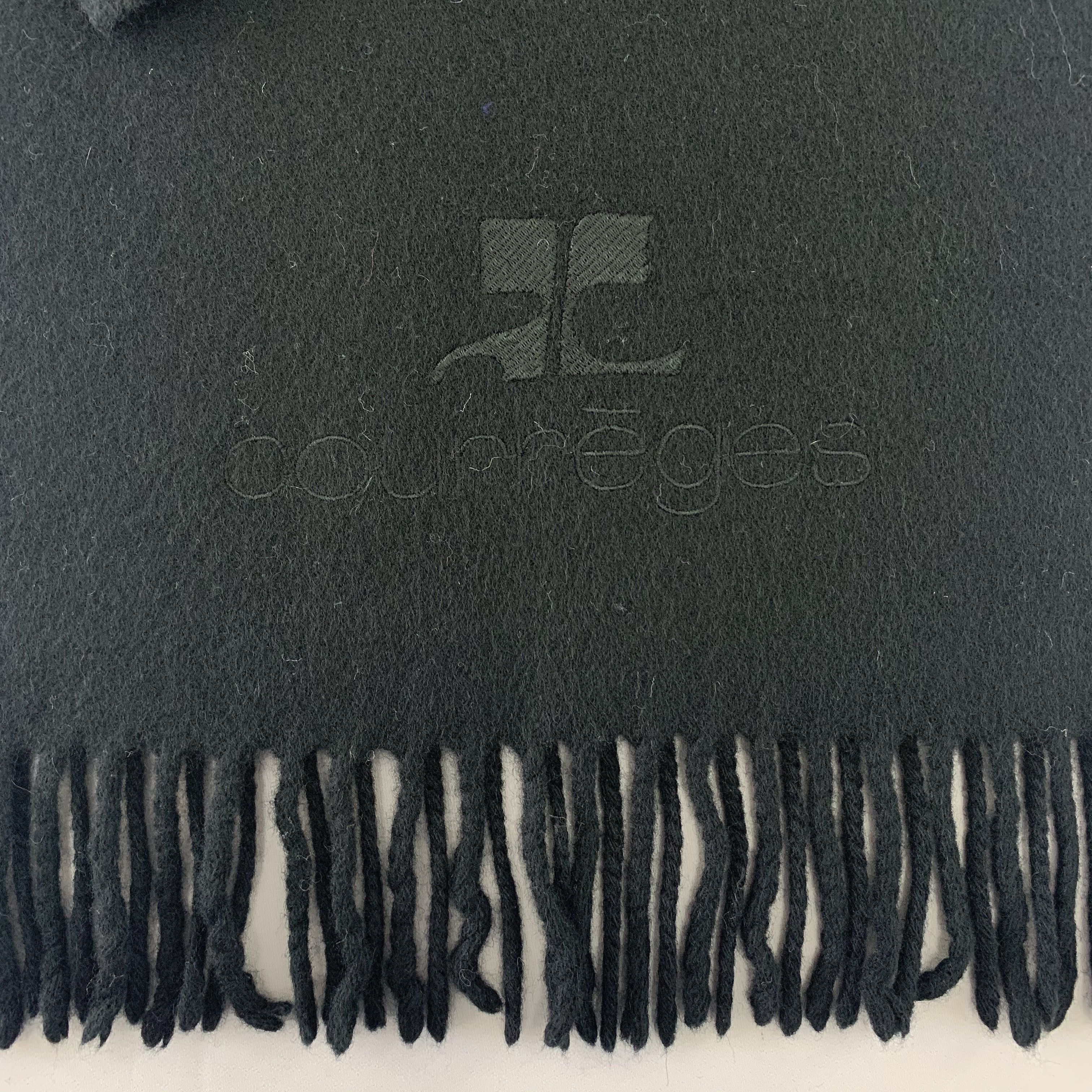 Courreges Courreges Scarf Wool Muffler Neck Wrap BL4344 Size ONE SIZE - 4 Thumbnail