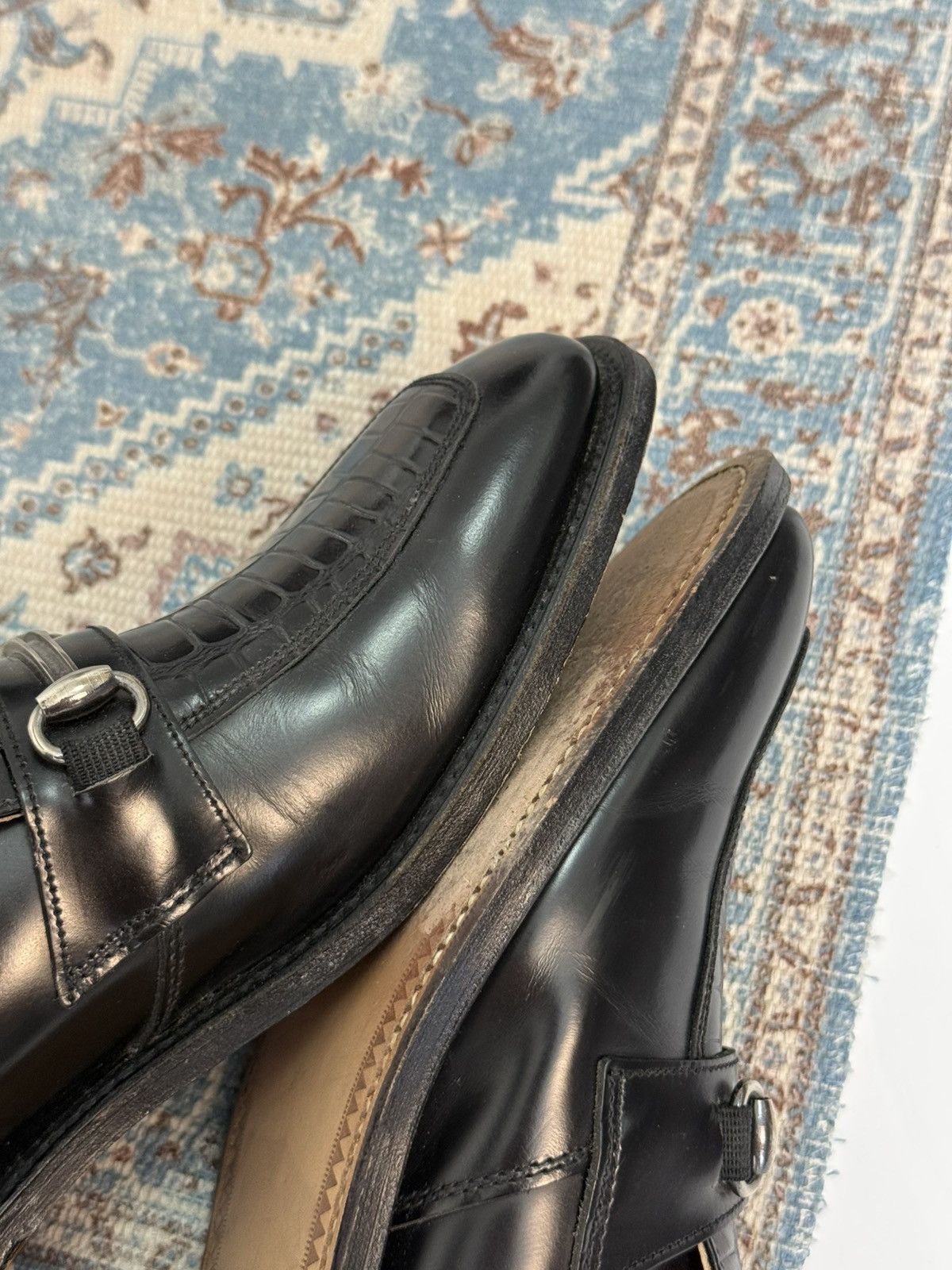 Loake Loake Cromwell Black Leather Loafers Size US 11 / EU 44 - 8 Thumbnail