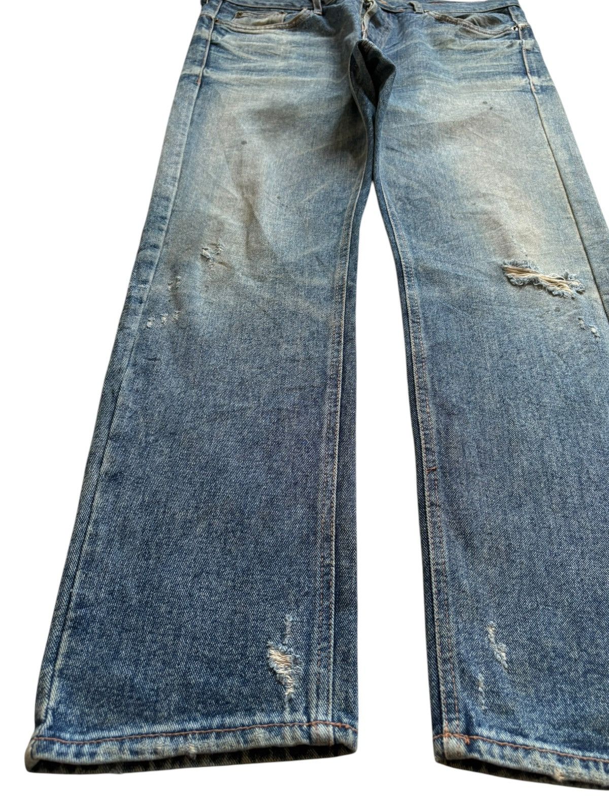 Japanese Brand Vintage Japanese Brand Rusty Mud Wash Distressed Jeans Size US 36 / EU 52 - 6 Thumbnail