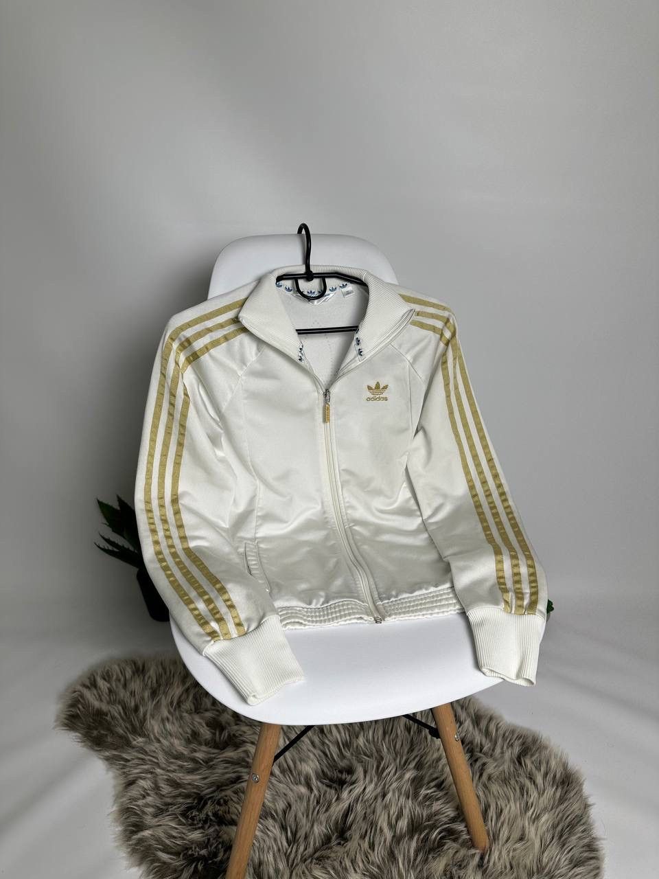 Adidas × Vintage BALENCIAGA STYLE ADIDAS WHITE FULL ZIP Size S / US 4 / IT 40 - 1 Thumbnail