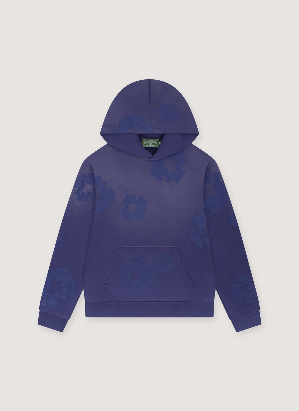 DENIM TEARS Mono Cotton Wreath Sweatshirt Washed Blue Size US S / EU 44-46 / 1 - 1 Thumbnail