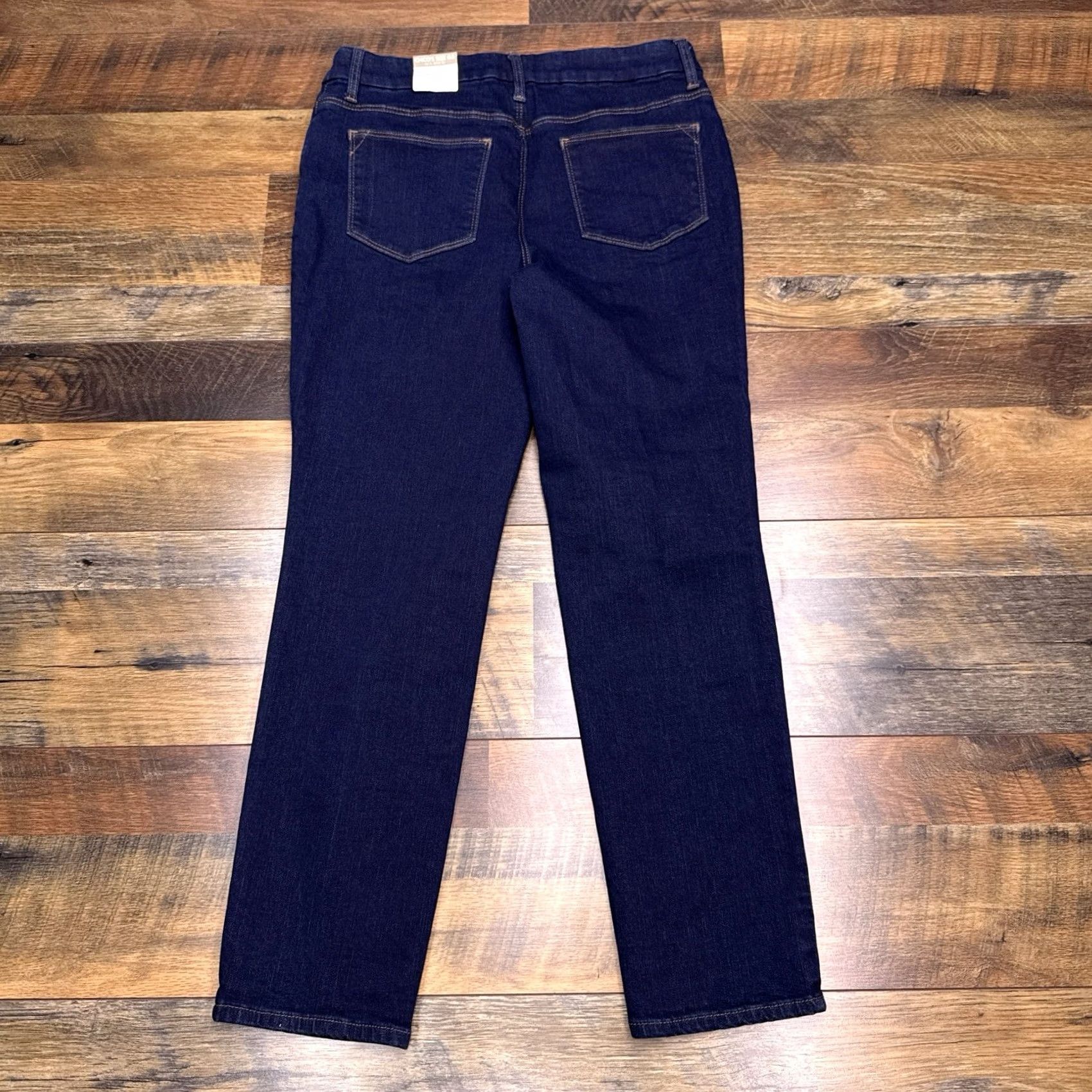 Vintage Chicos Jeans Ankle Slim Leg 0.5 Blue Denim Stretch 5-Pocket City Womens Boys? Size 25" / US 0 / IT 36 - 3 Thumbnail