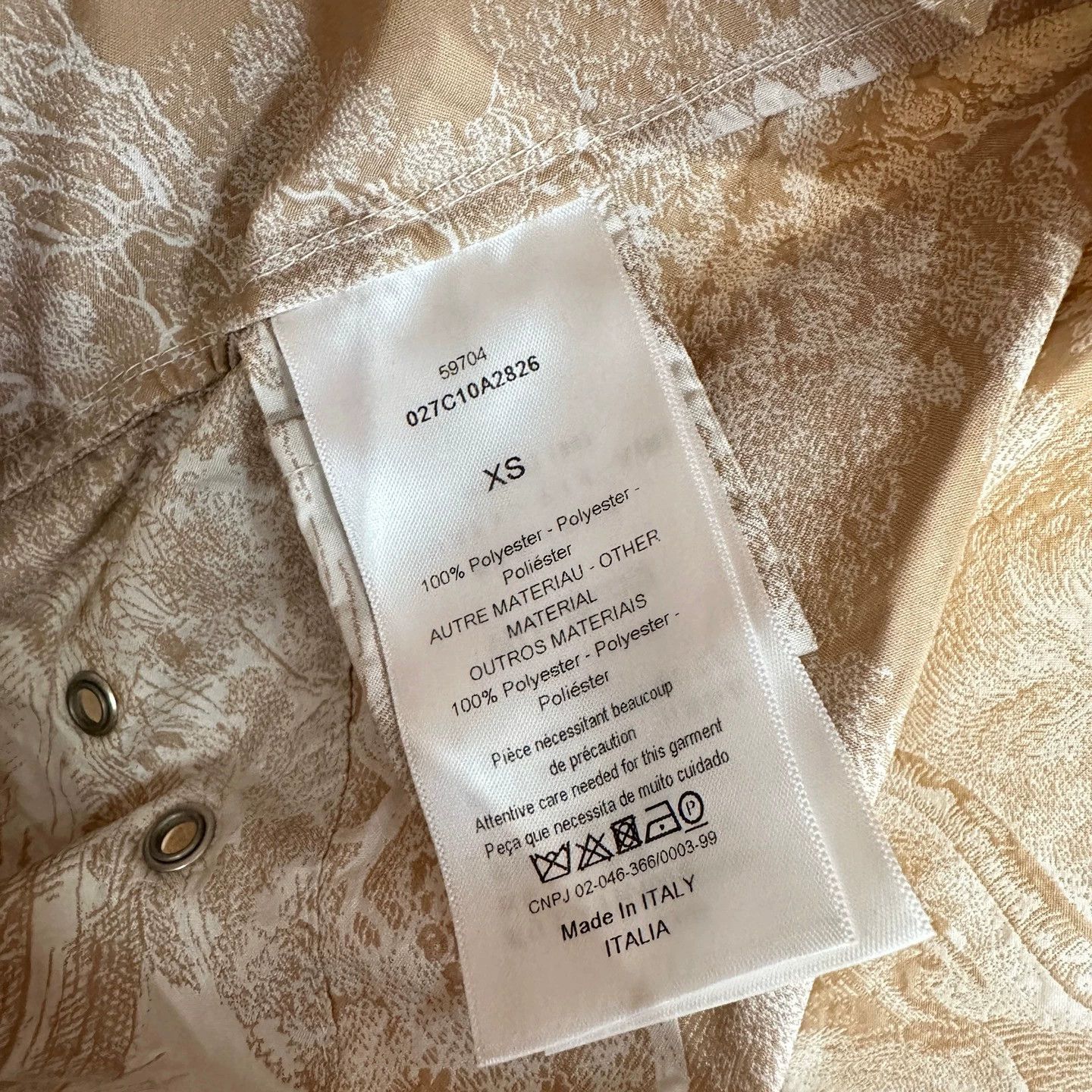 Christian Dior Monsieur Dior hooded jacket animal jungle allover print XS Size XS / US 0-2 / IT 36-38 - 4 Thumbnail