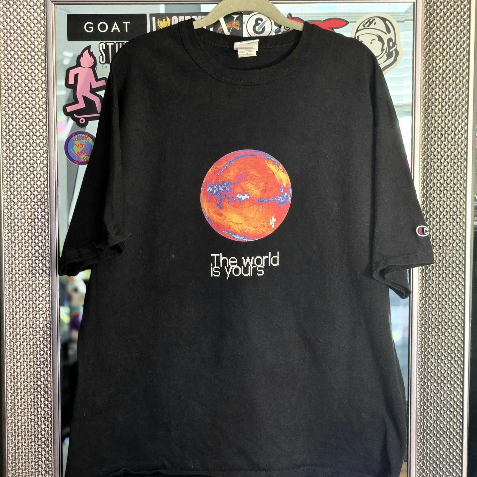Champion Champion Black Graphic T-Shirt Men's XL Size US XL / EU 56 / 4 - 1 Thumbnail