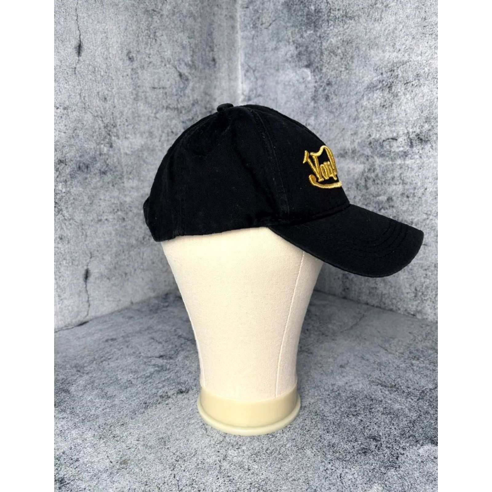 Von Dutch Von Dutch Hat One Size Black Cotton Knit Adjustable Trucker Hat 90s Mens Men’s Vintage No Size ONE SIZE - 5 Thumbnail