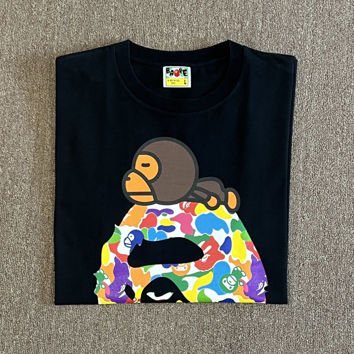 Bape Bape Big Ape Milo Camo Tee Size US L / EU 52-54 / 3 - 2 Thumbnail