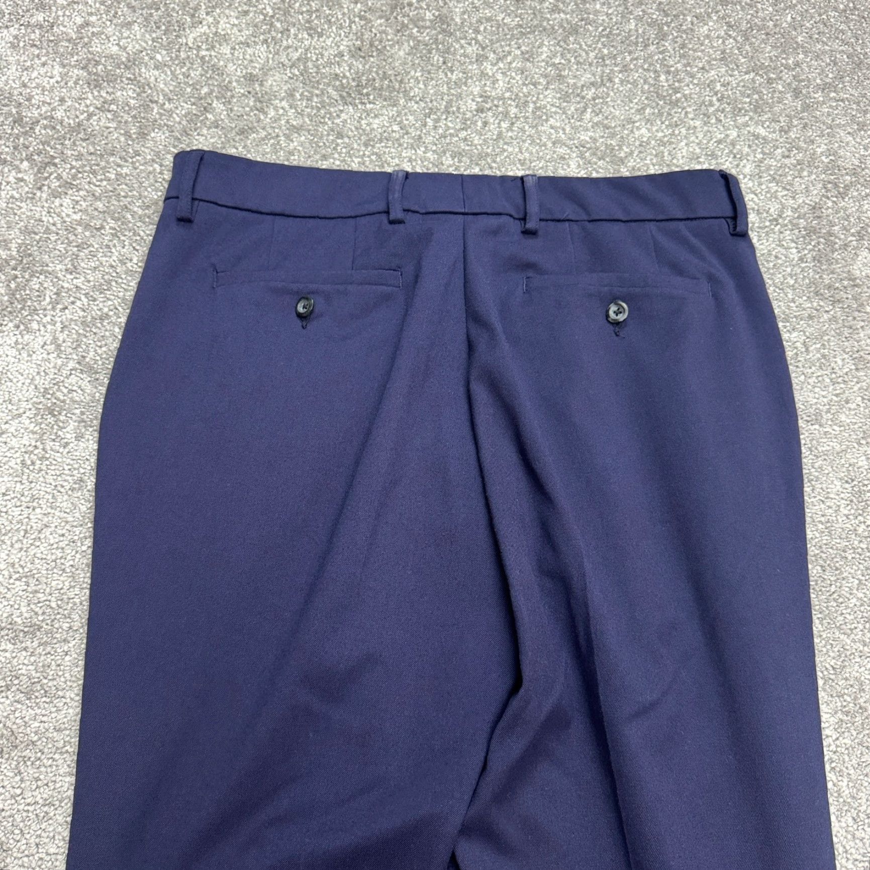 Mizzen+Main Mizzen+Main Dress Pants Men 30 Navy Blue Flat Front Straight Leg Casual Workwear Pants Regular Size 30 Blue Boys Mens Womens Size US 30 / EU 46 - 6 Thumbnail