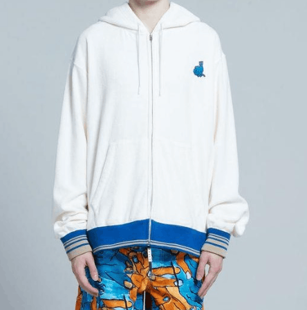 Marni o1srvl11e0724 Sweatshirt in White/Blue Size US M / EU 48-50 / 2 - 2 Thumbnail