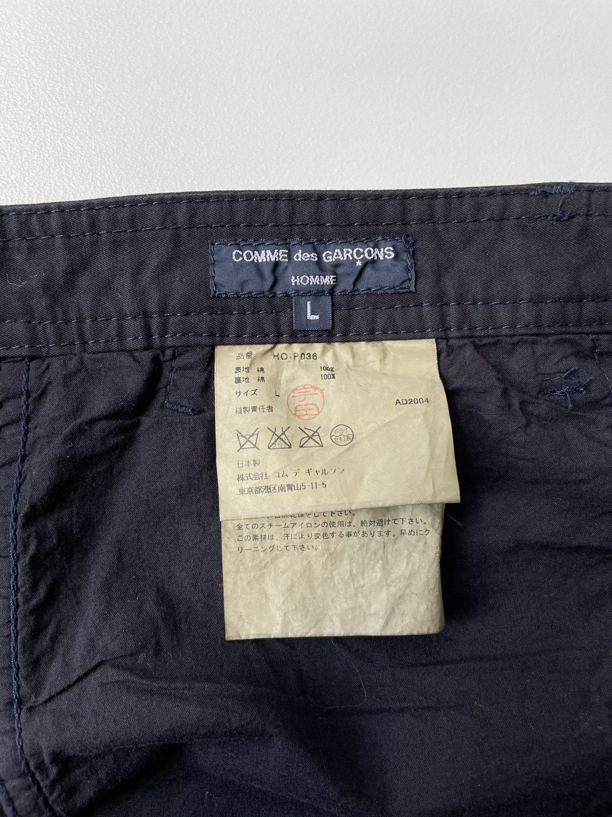 Comme des Garcons S/S 05 Over Dyed Utility Trousers Size US 34 / EU 50 - 5 Thumbnail