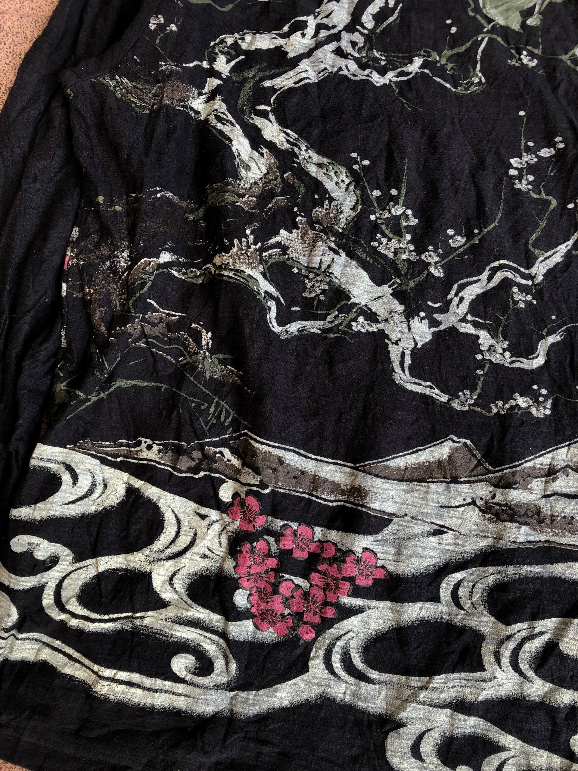If Six Was Nine Mindgames sukajan floral longsleeve Size US XL / EU 56 / 4 - 6 Thumbnail