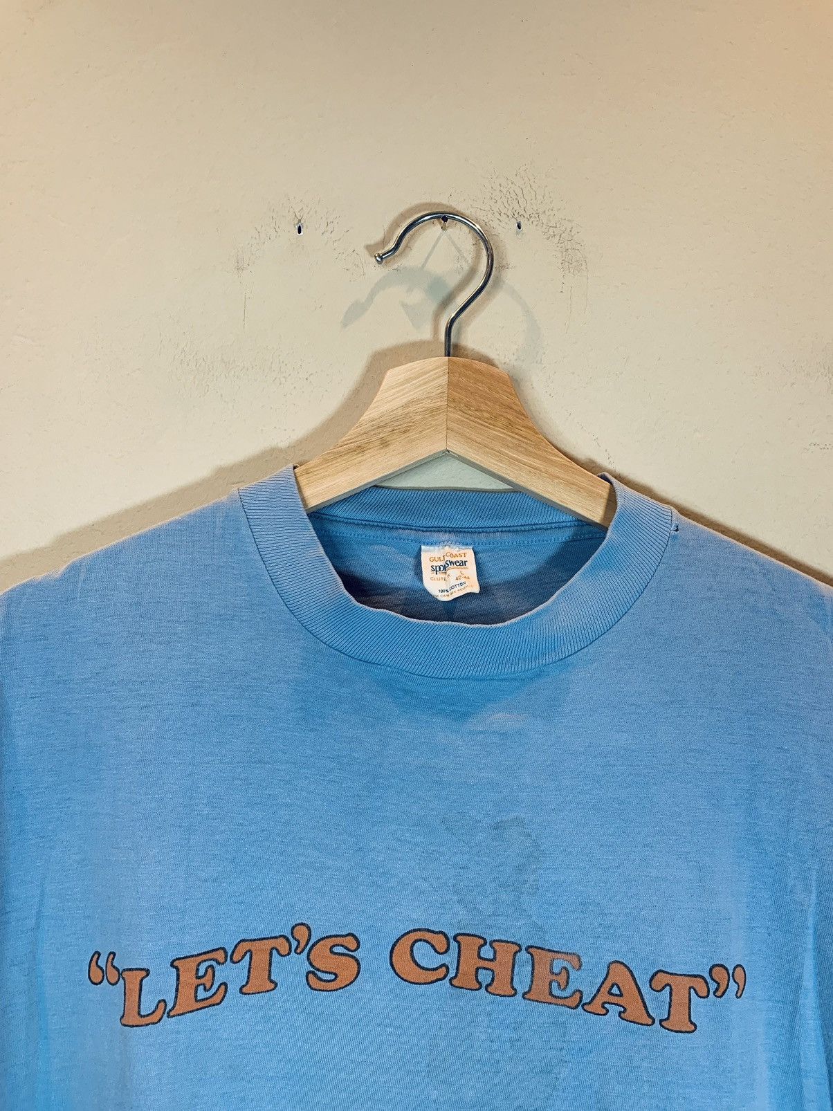 Vintage RARE Vintage 70s NOS Let’s Cheat Nitrous Oxide Systems Shirt Size US L / EU 52-54 / 3 - 3 Thumbnail