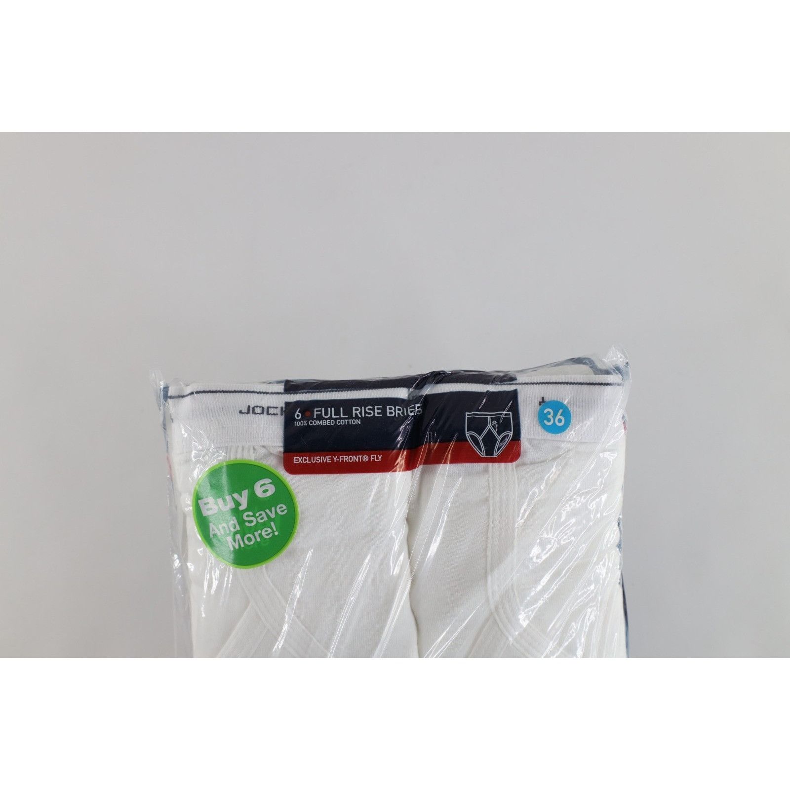 Jockey Deadstock Vintage Y2K 2006 Jockey 6 Pack Underwear Briefs Size 36 - 2 Thumbnail