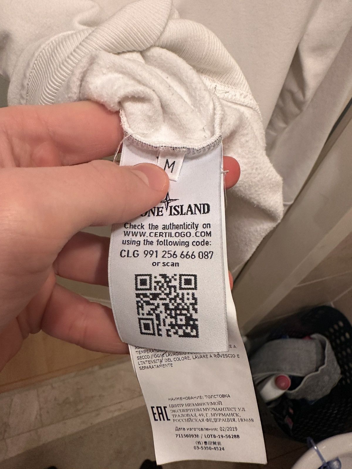 Stone Island Stone Island Sweatshirt White Size US M / EU 48-50 / 2 - 8 Thumbnail