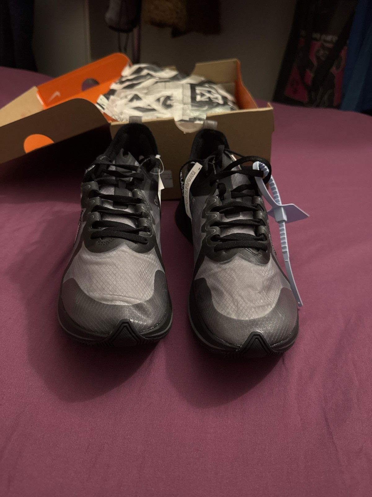 Nike × Off-White Nike zoom fly x off white black Size US 9 / EU 42 - 5 Thumbnail
