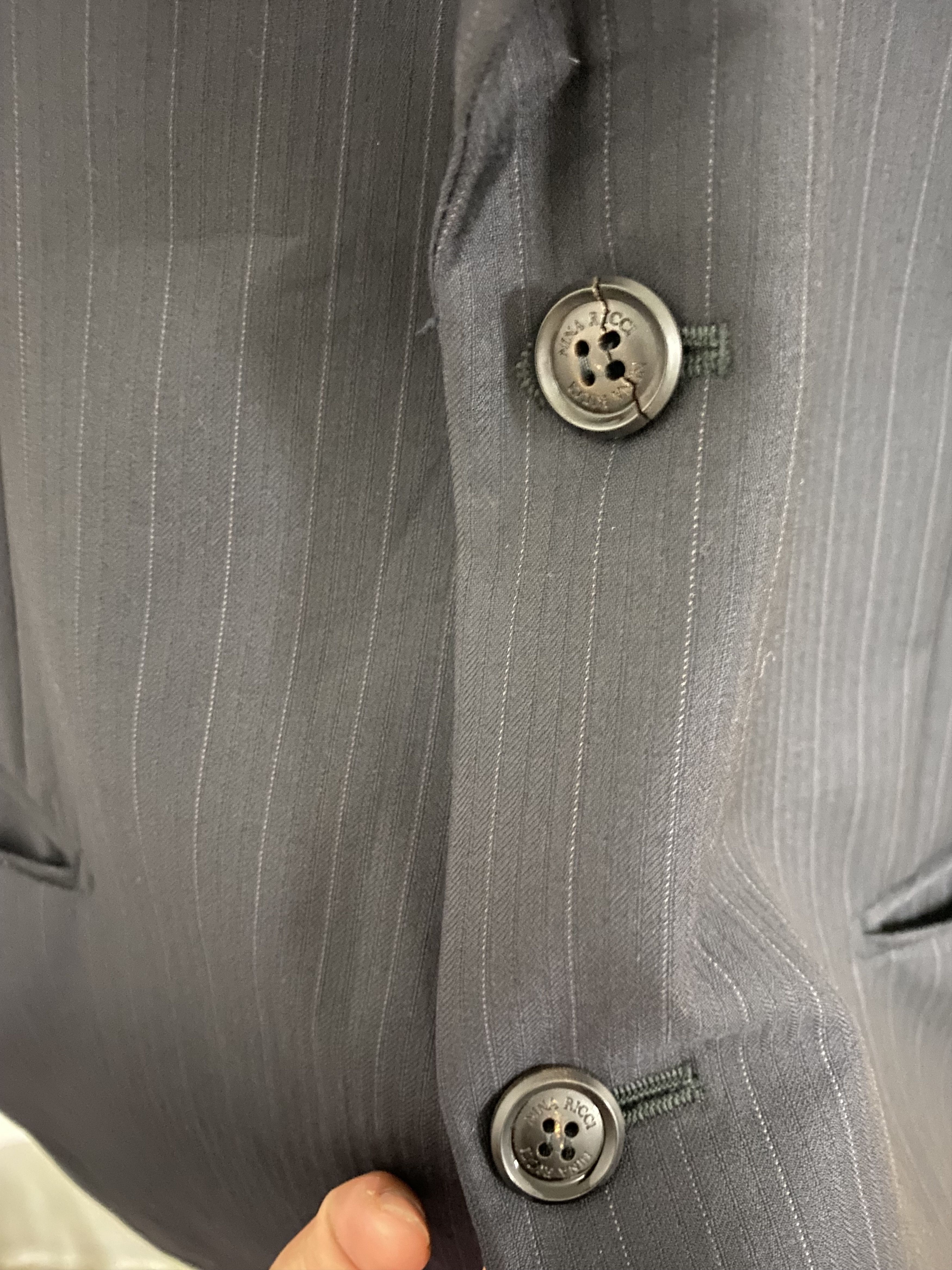 Ermenegildo Zegna Nina Ricci X Ermenegildo Zegna Striped Blazer Size 46R - 5 Thumbnail