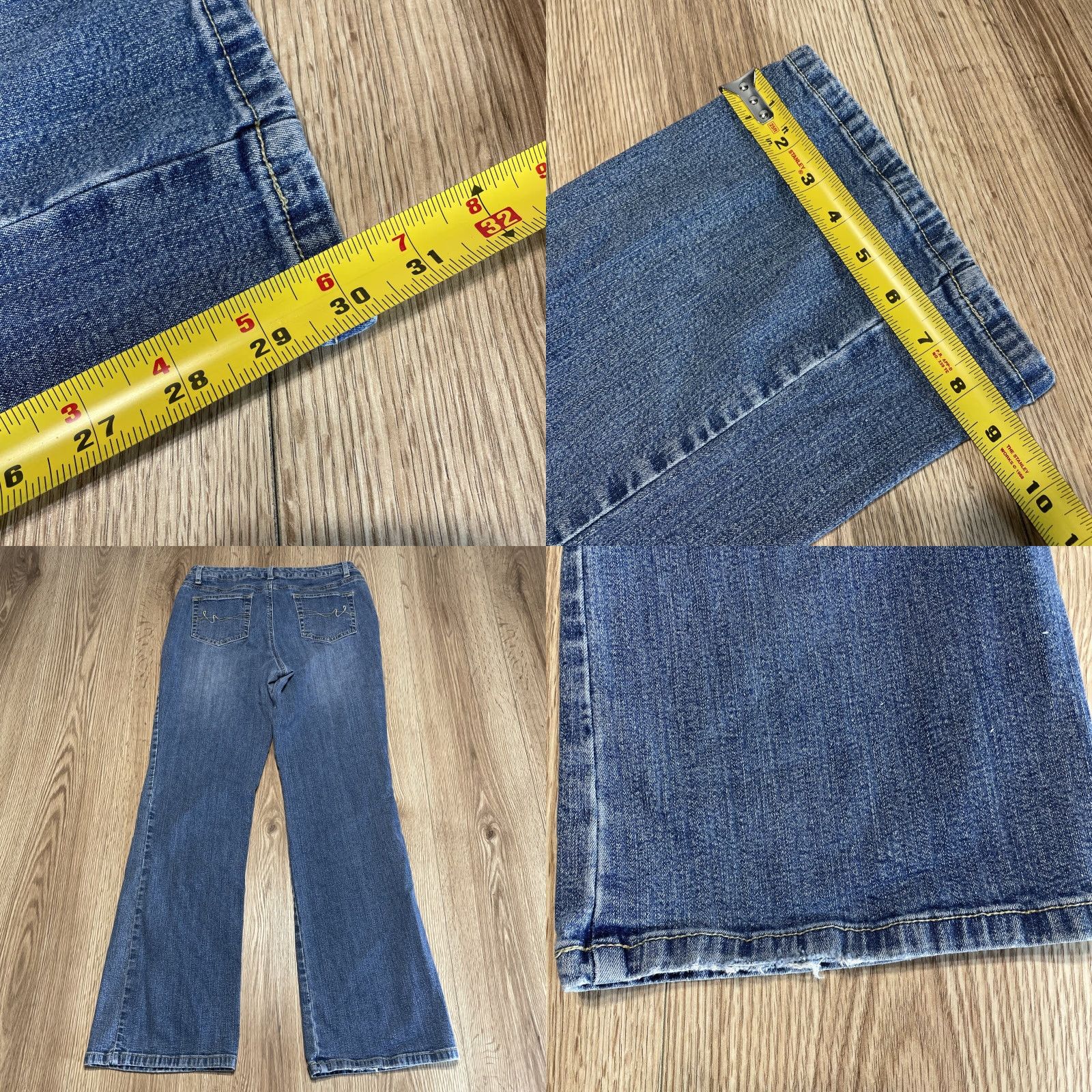 Vintage VINTAGE St. John's Bay Women's Jeans Size 8 Medium Wash Blue Straight Leg Stretch Denim Pants Adult Size 30" / US 8 / IT 44 - 8 Thumbnail