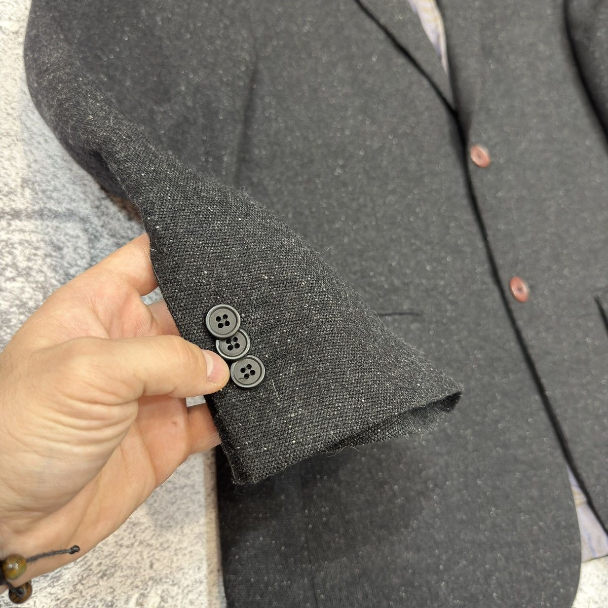 Designer Go Beyond mens wool blazer L Size 52 Size 52R - 3 Thumbnail