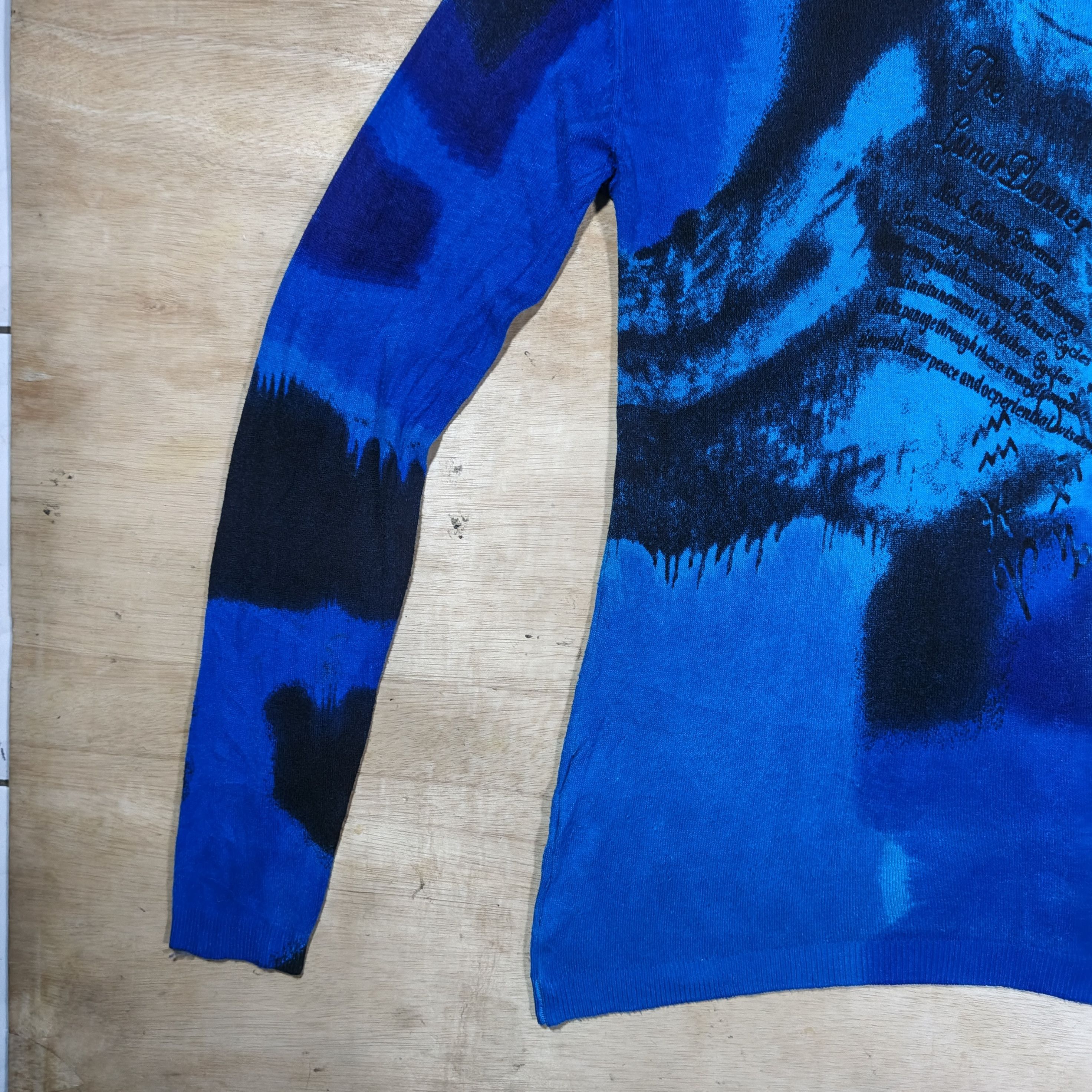Other 2000's ST.Christopher Graphic Zodiac Sun&Moon Print Knit Top Size US L / EU 52-54 / 3 - 9 Thumbnail