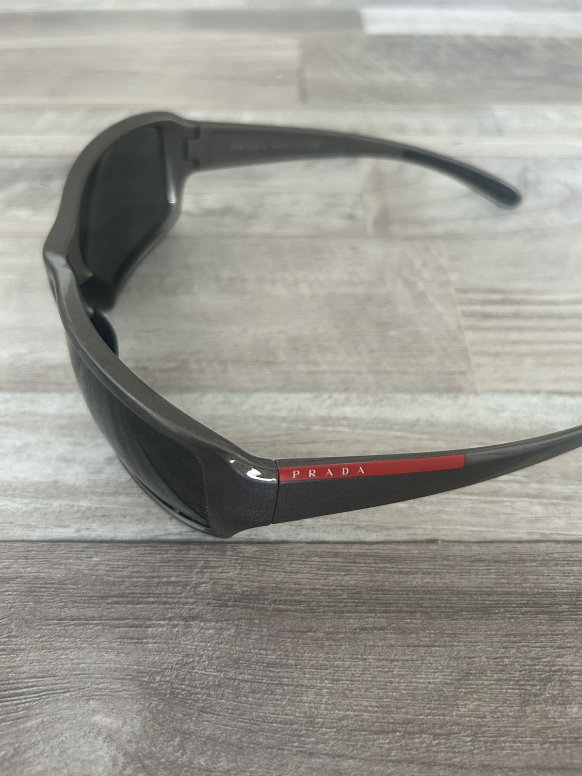 Prada Linea Rossa Sunglasses Grey Metallic