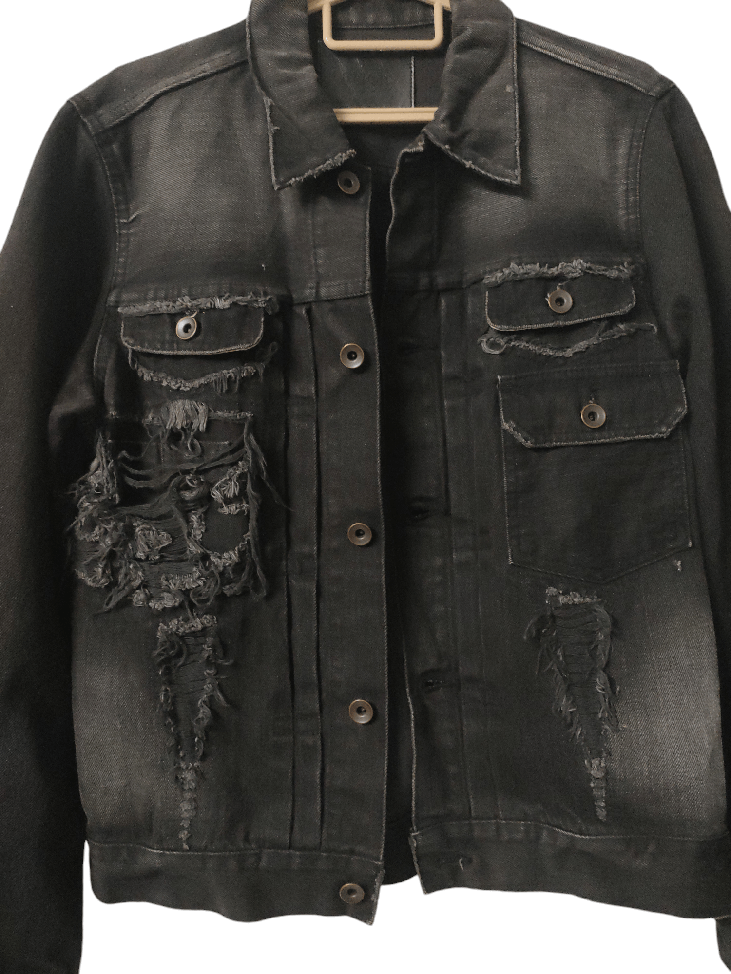 Japanese Brand Denime Jacket Men Distressed by Amok Size US M / EU 48-50 / 2 - 3 Thumbnail