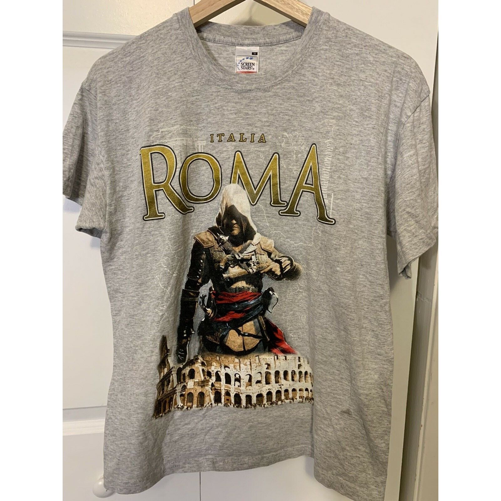 Other Roma Italia Vintage 80s 90s Shirt Souvenir Mens Sz M Great Size US M / EU 48-50 / 2 - 6 Thumbnail