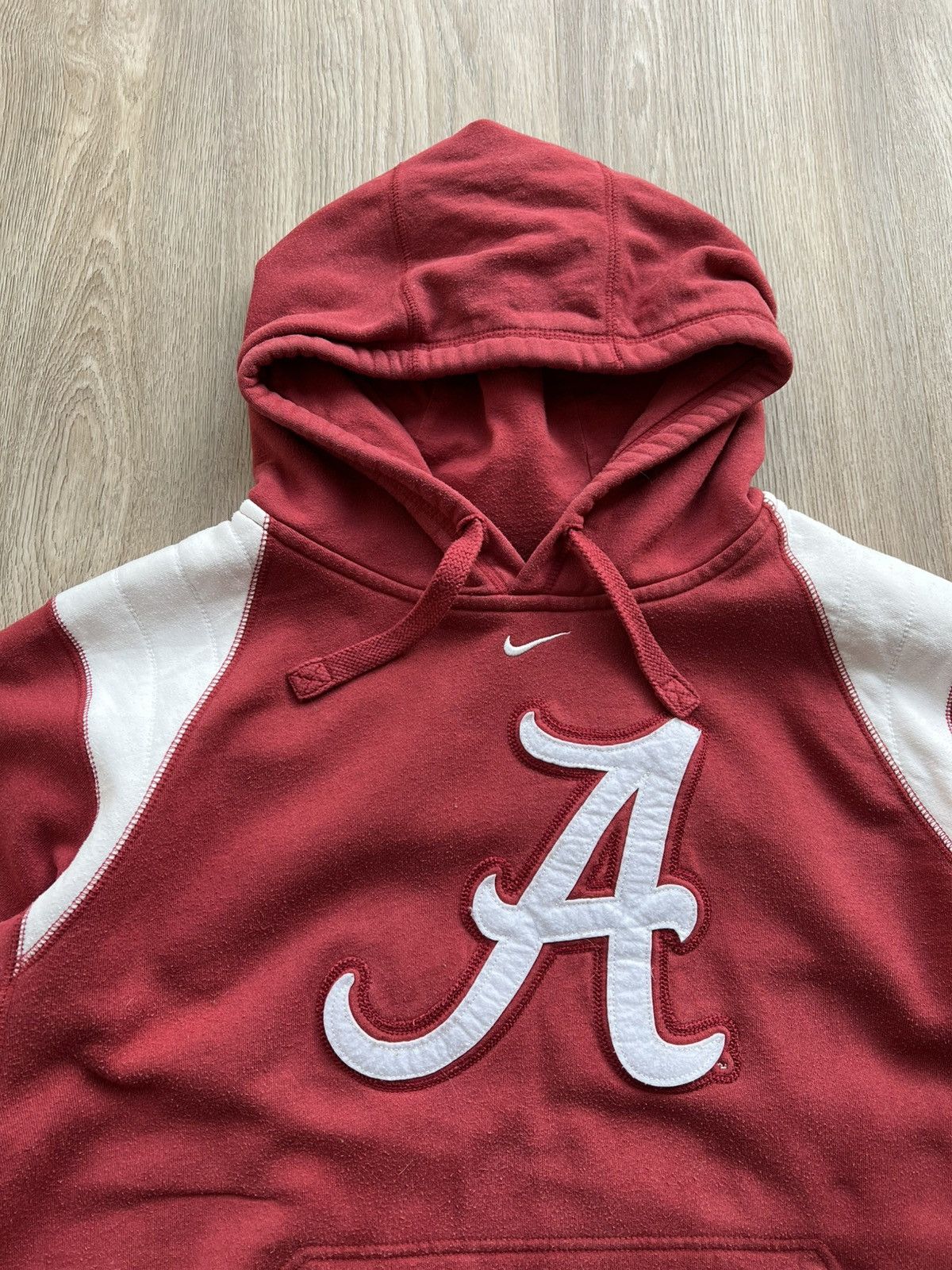 Nike × Vintage Vintage Nike Alabama Hoodie Center Swoosh Embroidered Logo Size US M / EU 48-50 / 2 - 5 Thumbnail