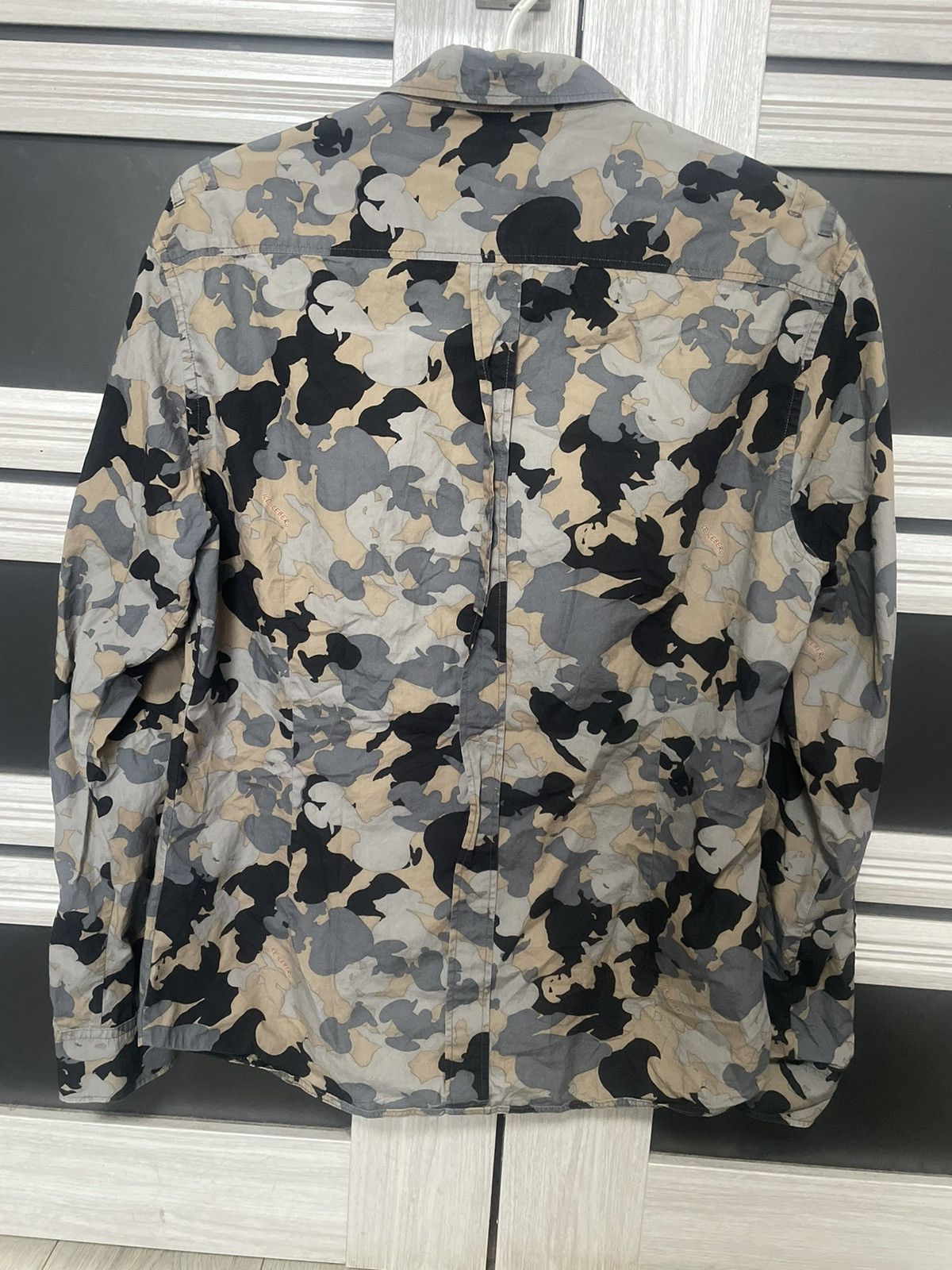 Iceberg × Peanuts Iceberg Snoopy Monogram Shirt Camo Logo Longsleeve Ice Size US XL / EU 56 / 4 - 2 Thumbnail