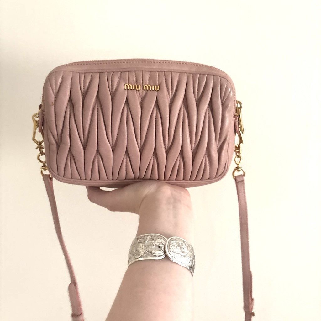 Miu Miu miu miu napa leather matelassé camera bag Size ONE SIZE - 1 Thumbnail