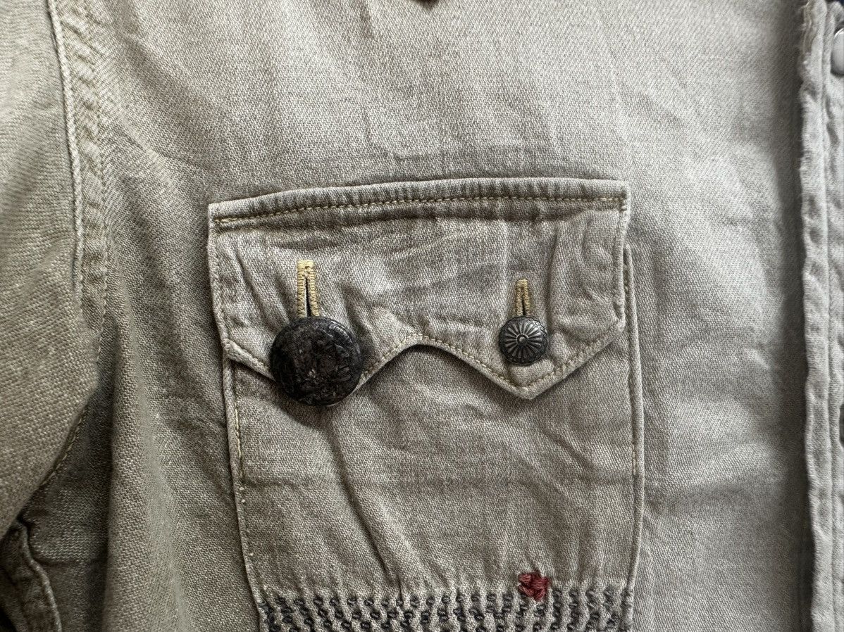 Kapital Kapital summer 2012 indigo indio boro western shirt Size US XL / EU 56 / 4 - 4 Thumbnail