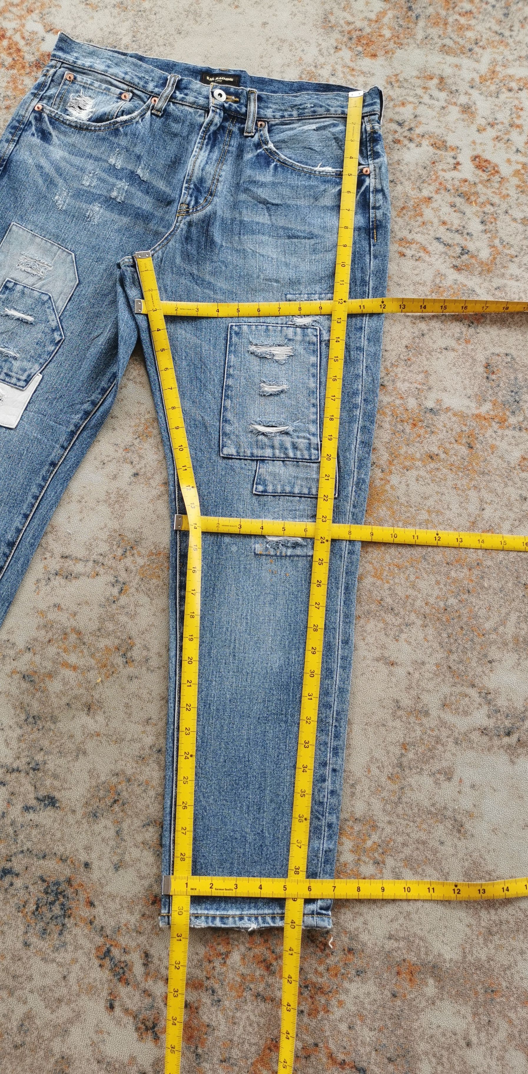 Kapital Rag Machine Patchwork Jeans Style Look Kapital Size US 34 / EU 50 - 3 Thumbnail
