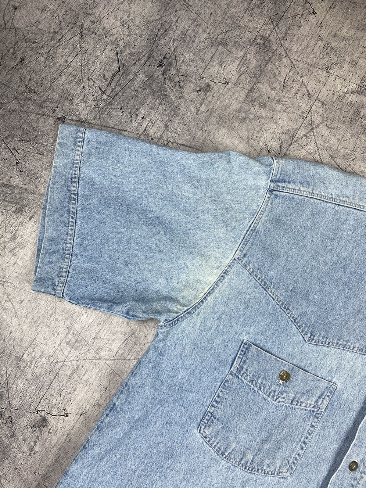 Levi's × Levi's Vintage Clothing × Vintage Vintage Levis Button Up Denim Shirt 90s y2k Size US XL / EU 56 / 4 - 10 Thumbnail