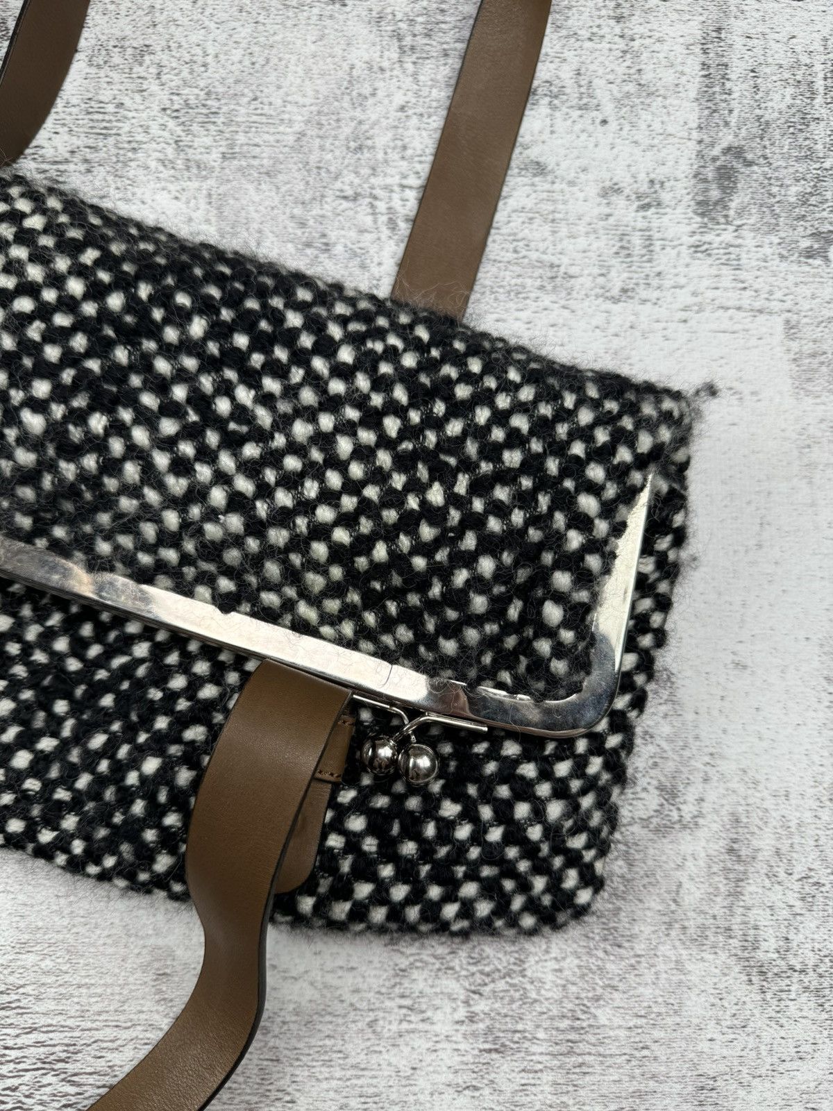 Marni Vintage 90S Tweed Marni Luxury Made in Italy Bag Size ONE SIZE - 9 Thumbnail