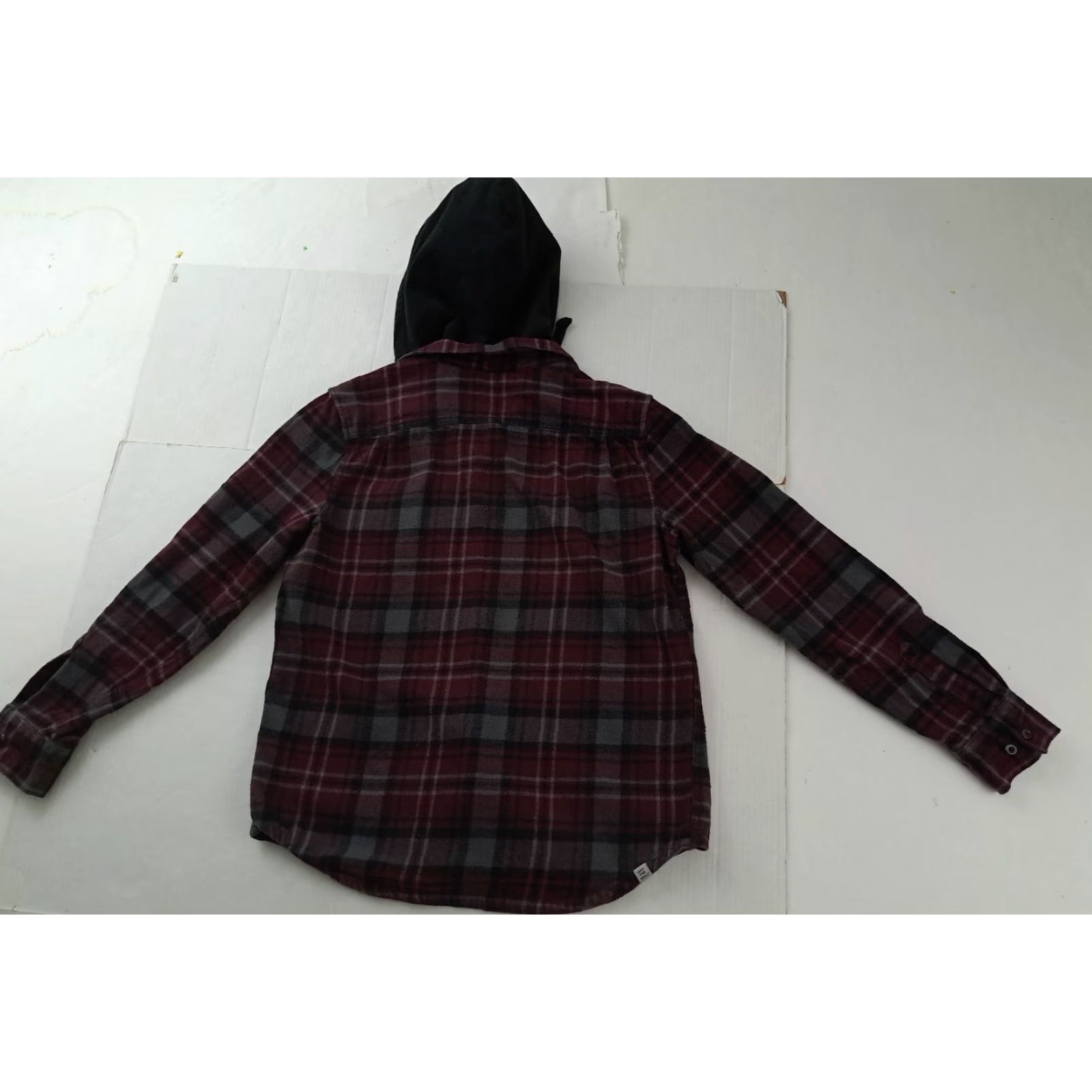 Vans VANS Sweatshirt Shirt Hooded Plaid Flannel Button Vintage Small Unisex Adults Purple-tinged Size US S / EU 44-46 / 1 - 4 Thumbnail