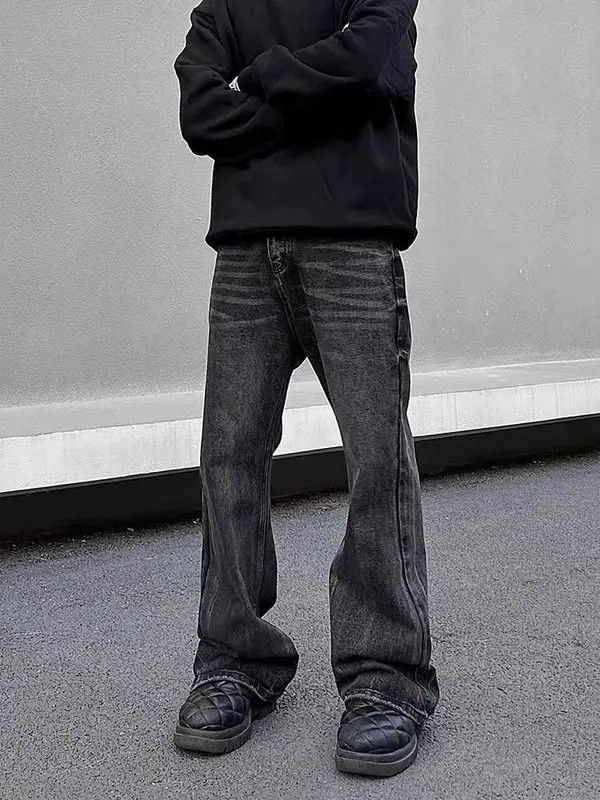 Japanese Brand Nozomi x Yura Street Vintage Y2K Baggy Micro Flare Jeans Size US 34 / EU 50 - 2 Thumbnail