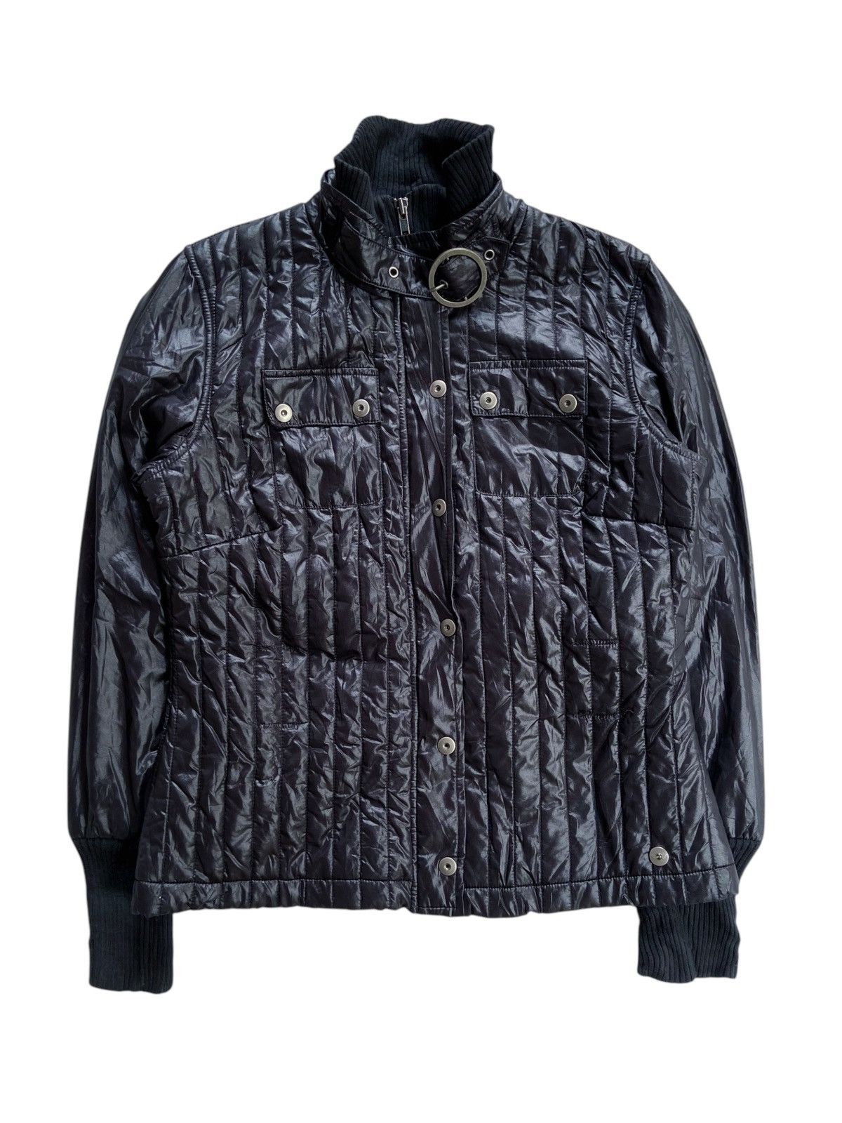 Japanese Brand MINI CHOPPER CAR BLACK CASUAL ZIP JACKET Size US S / EU 44-46 / 1 - 6 Thumbnail