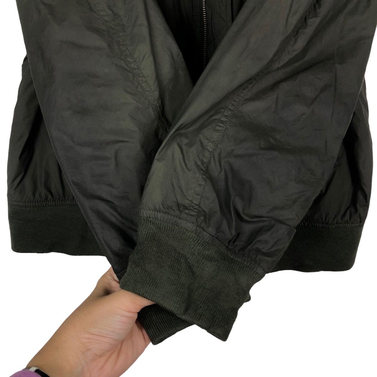 Japanese Brand Vintage Bomber Jacket Fly Military Uniqlo Japan IsseyMiyake Size US L / EU 52-54 / 3 - 15 Thumbnail