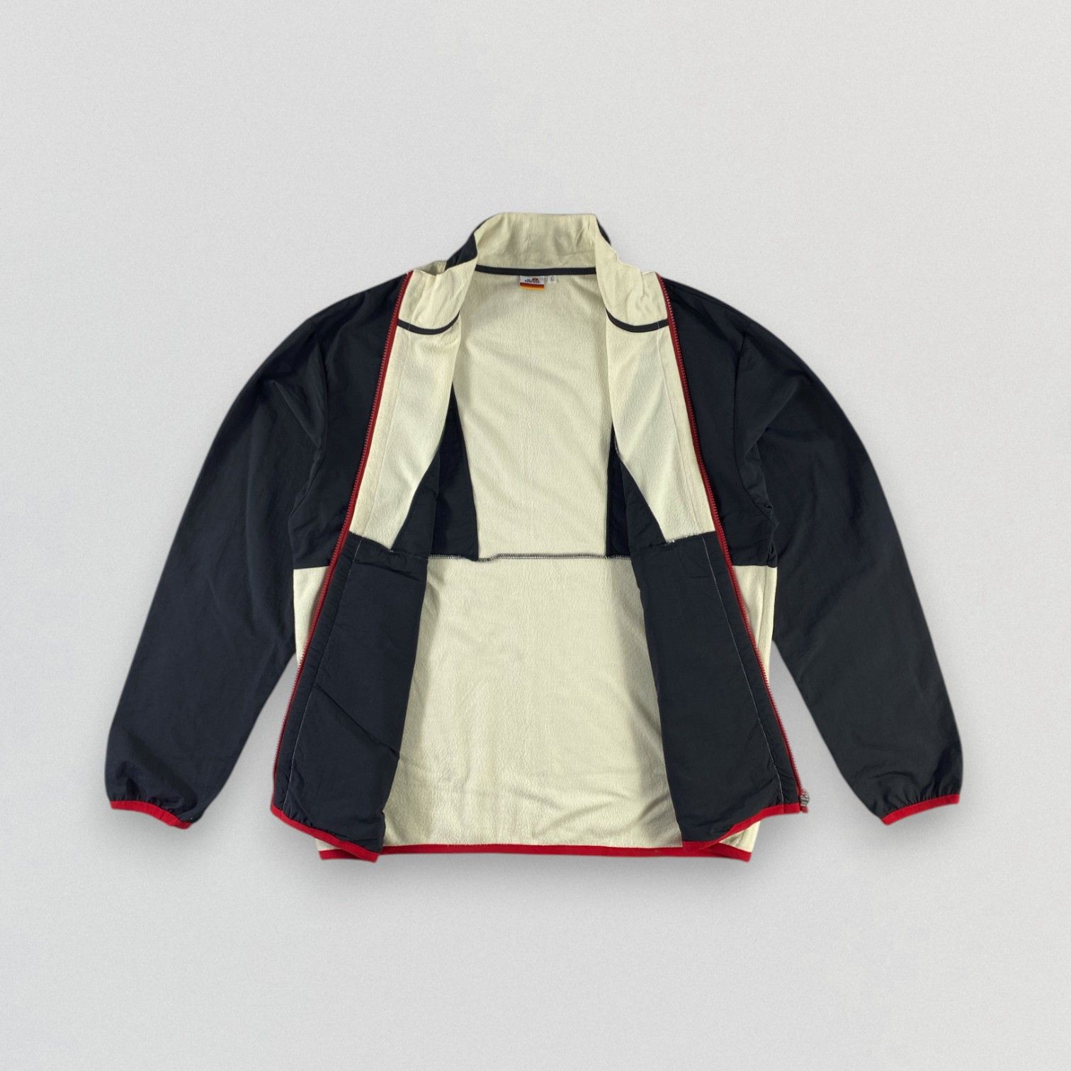 Ellesse Vintage Ellesse Fleece Casual Zipper Jacket Size US L / EU 52-54 / 3 - 2 Thumbnail